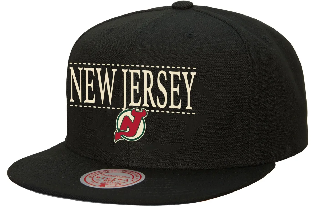 Men's Mitchell & Ness Nhl The City Snapback Devils - Black sold by Zulily