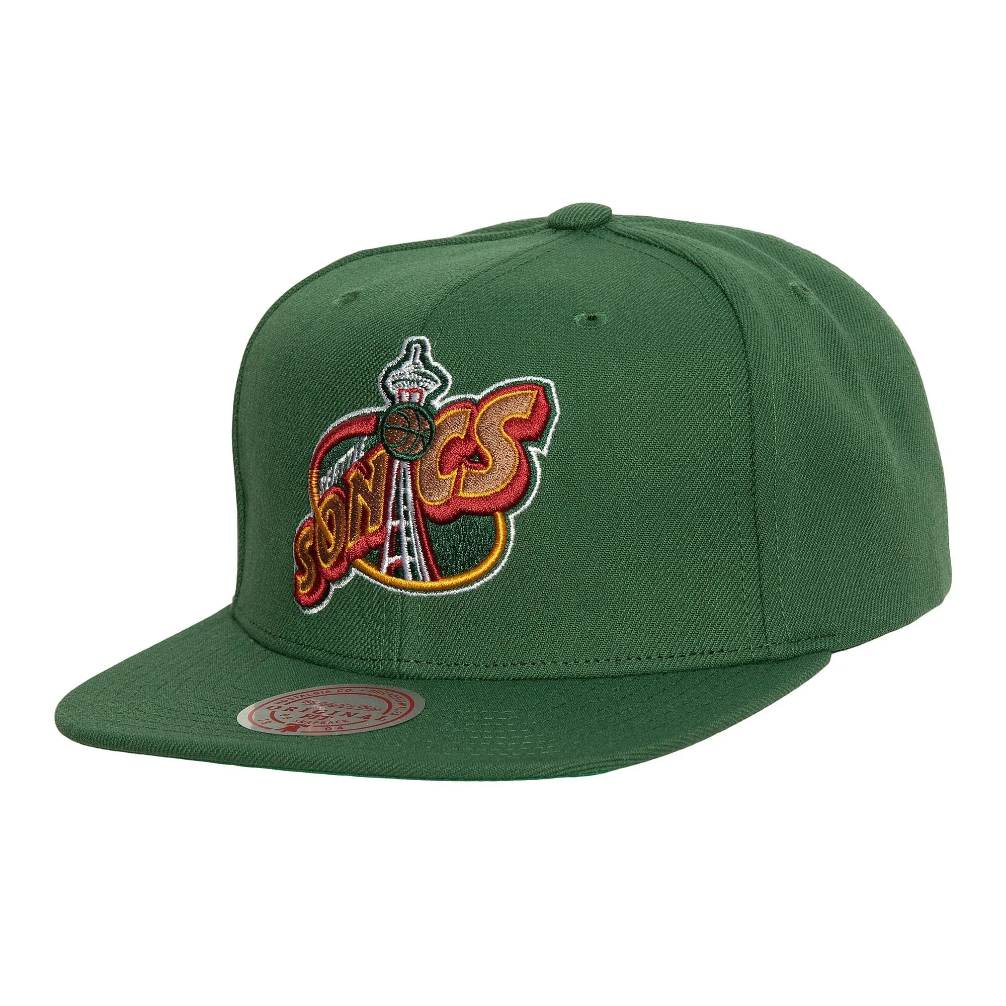 Men's Mitchell & Ness NBA Conference Patch Snapback Hwc Supersonics - Green sold by Zulily