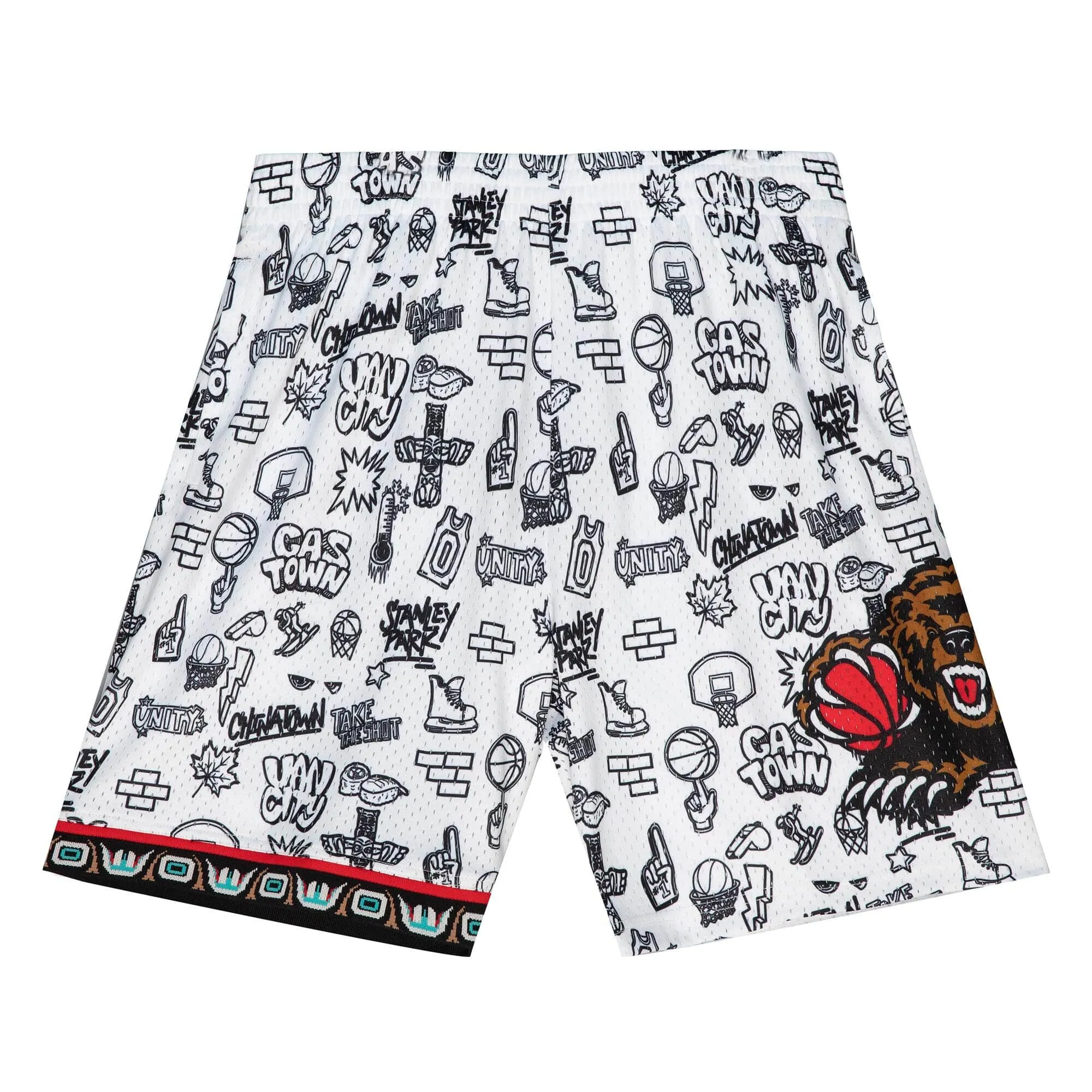 Mitchell & Ness NBA Doodle Swingman Shorts Vancouver Grizzlies 1998 sold by Zulily