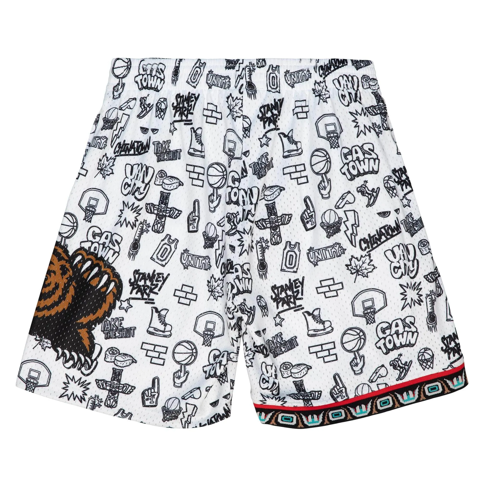 Mitchell & Ness NBA Doodle Swingman Shorts Vancouver Grizzlies 1998 sold by Zulily product image thumbnail 2