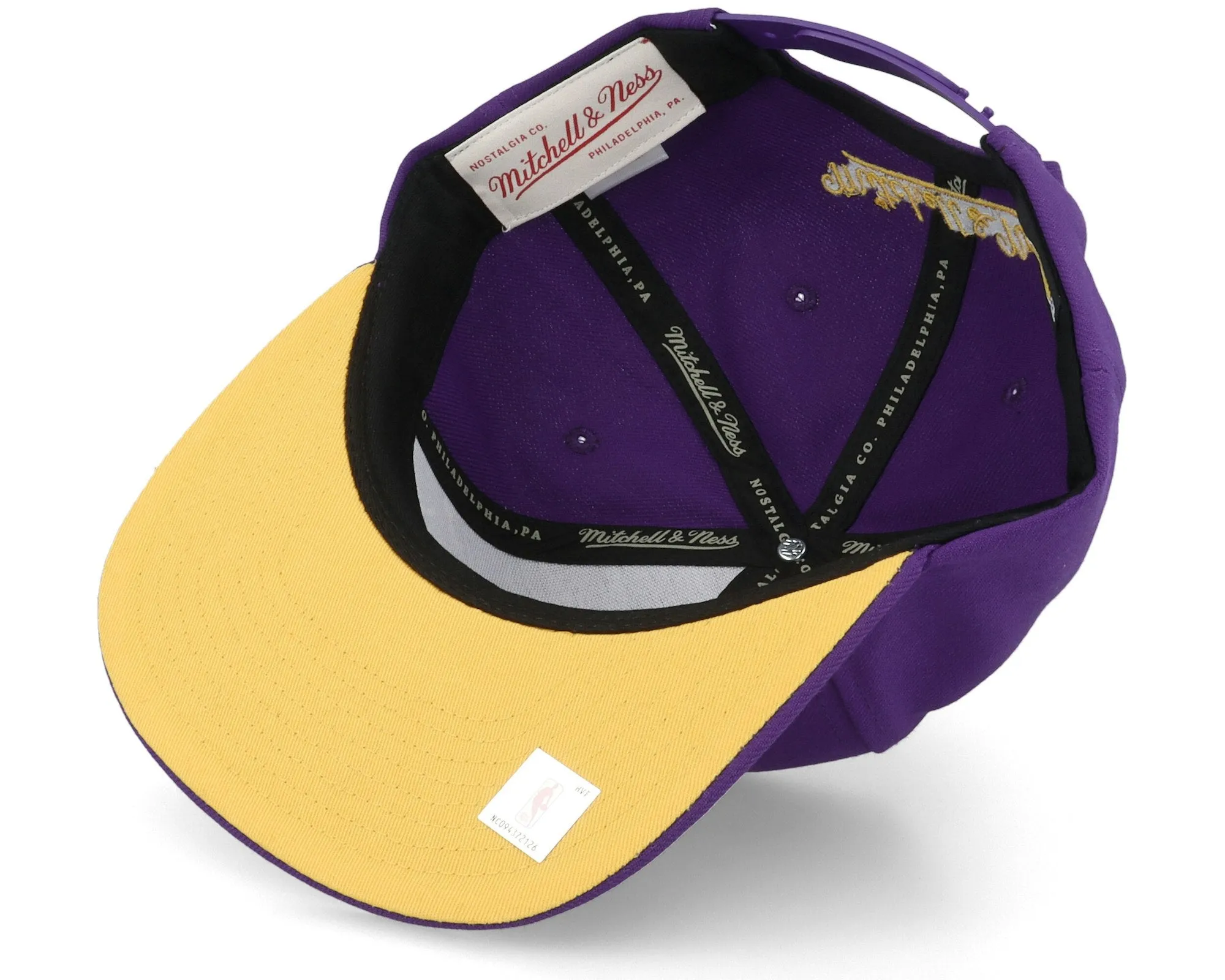 Men's Mitchell & Ness NBA Xl Logo Pop Snapback Lakers - Purple sold by Zulily product image thumbnail 5