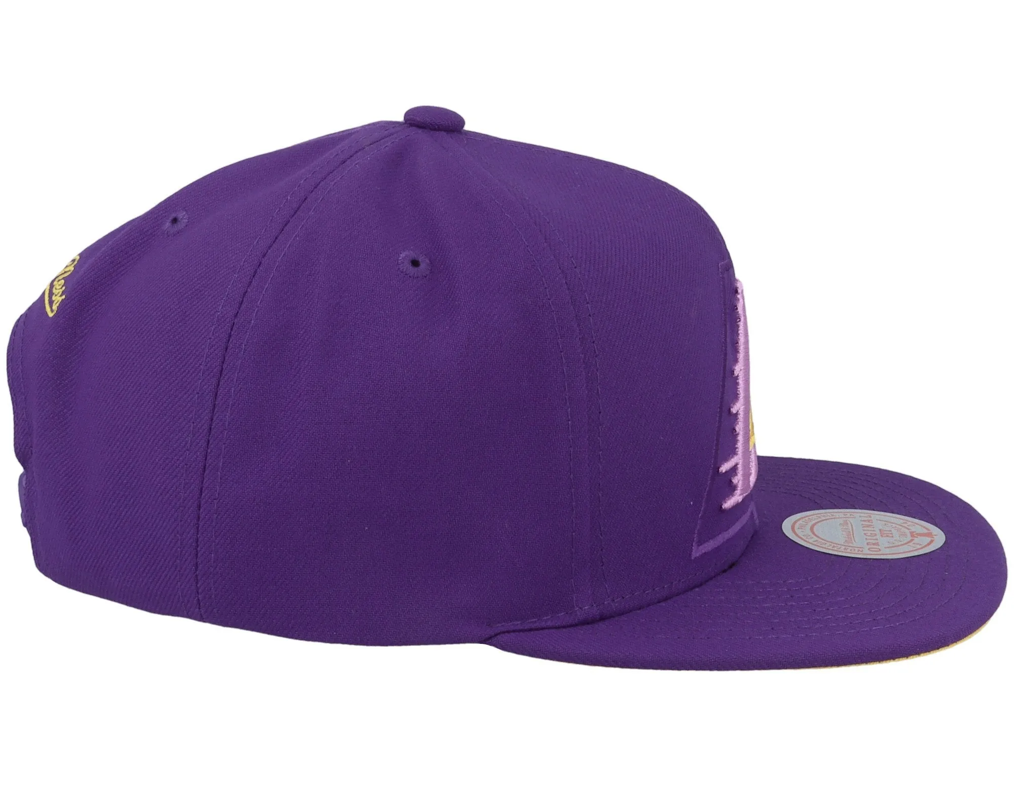 Men's Mitchell & Ness NBA Xl Logo Pop Snapback Lakers - Purple sold by Zulily product image thumbnail 4
