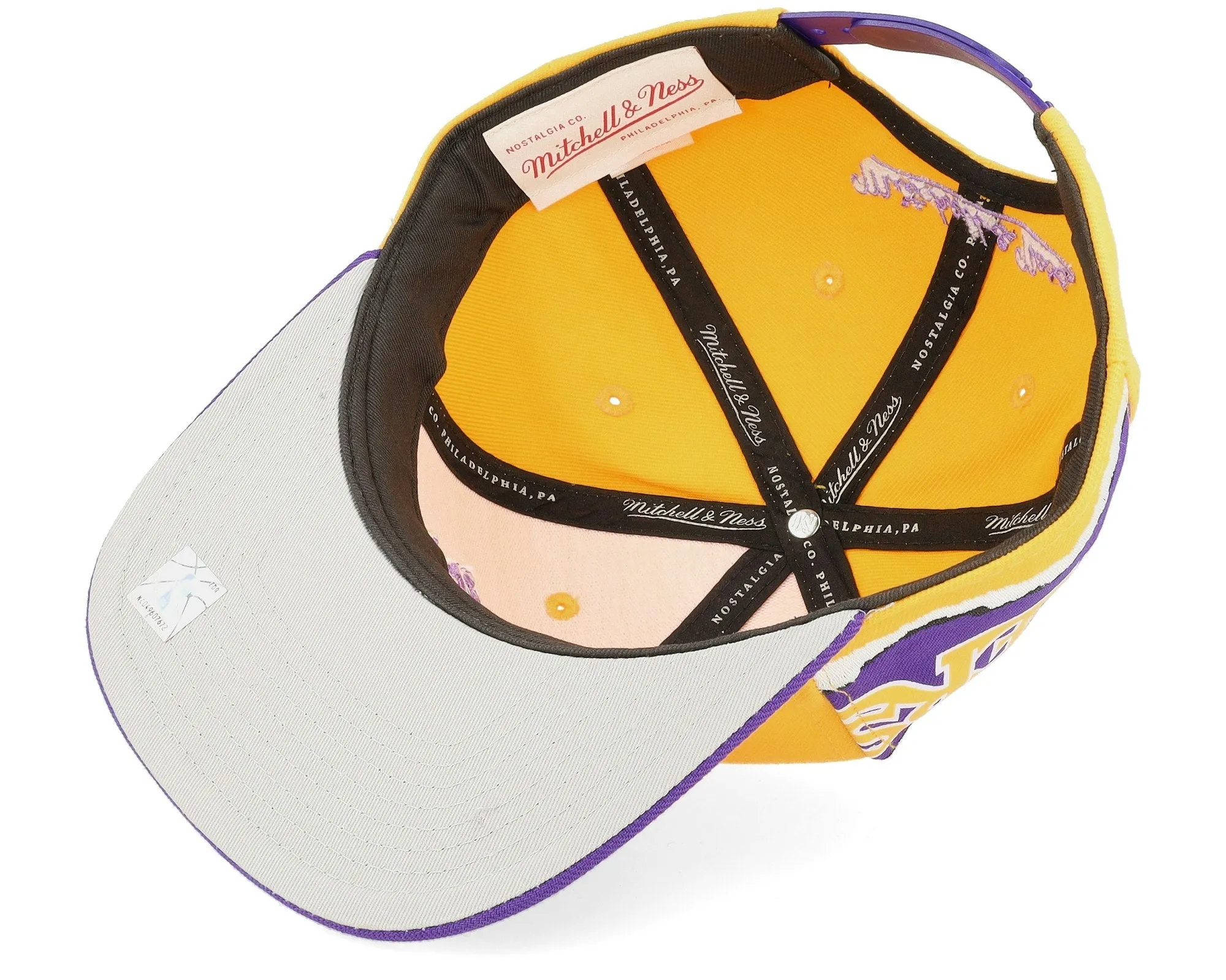 Men's Mitchell & Ness NBA Jumbotron Snapback Hwc Lakers - Yellow-Purple sold by Zulily product image thumbnail 5