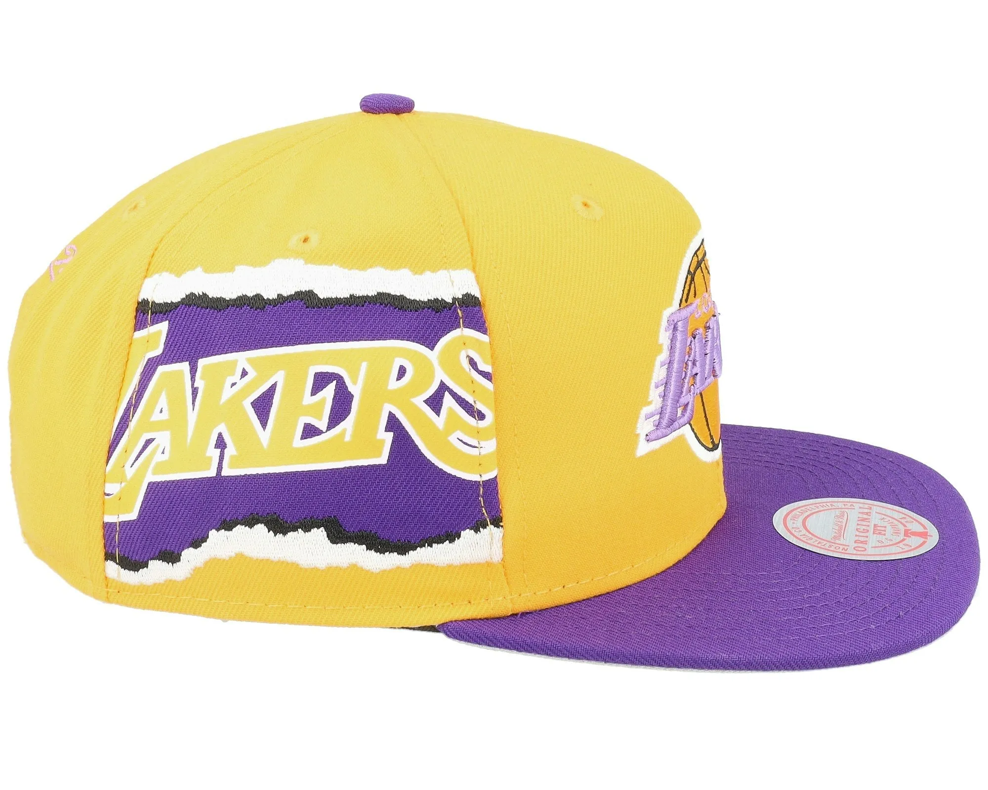 Men's Mitchell & Ness NBA Jumbotron Snapback Hwc Lakers - Yellow-Purple sold by Zulily product image thumbnail 3