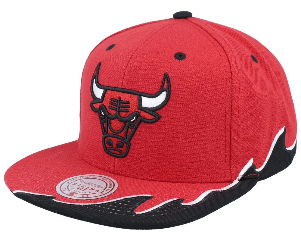 Men's Mitchell & Ness NBA Rising Tide Snapback Bulls sold by Zulily
