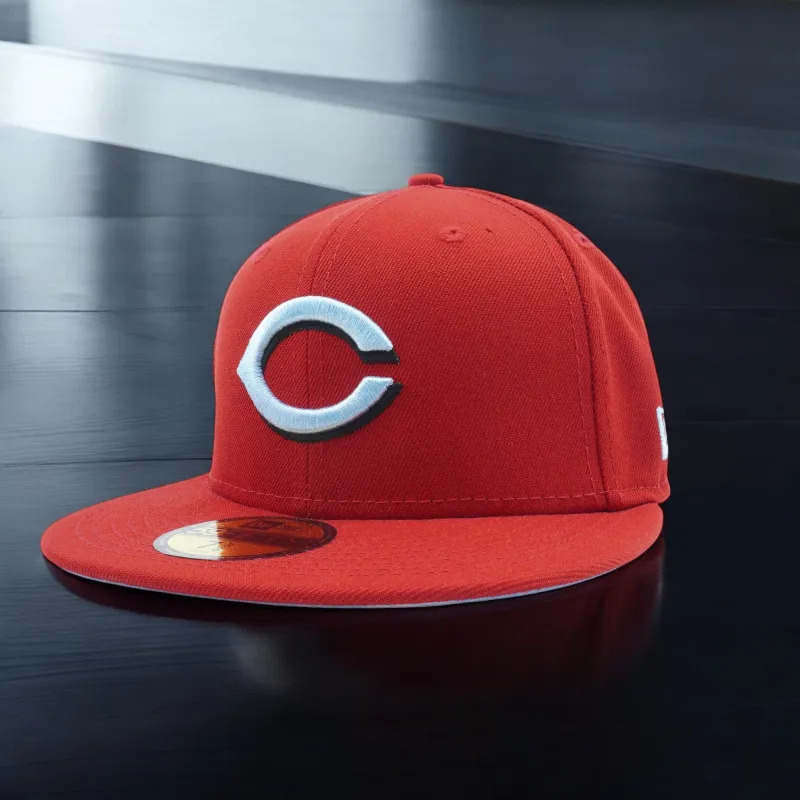 Men's New Era MLB Cincinnati Reds 5950 Cloud Under Fitted - Scarlet made by Zulily