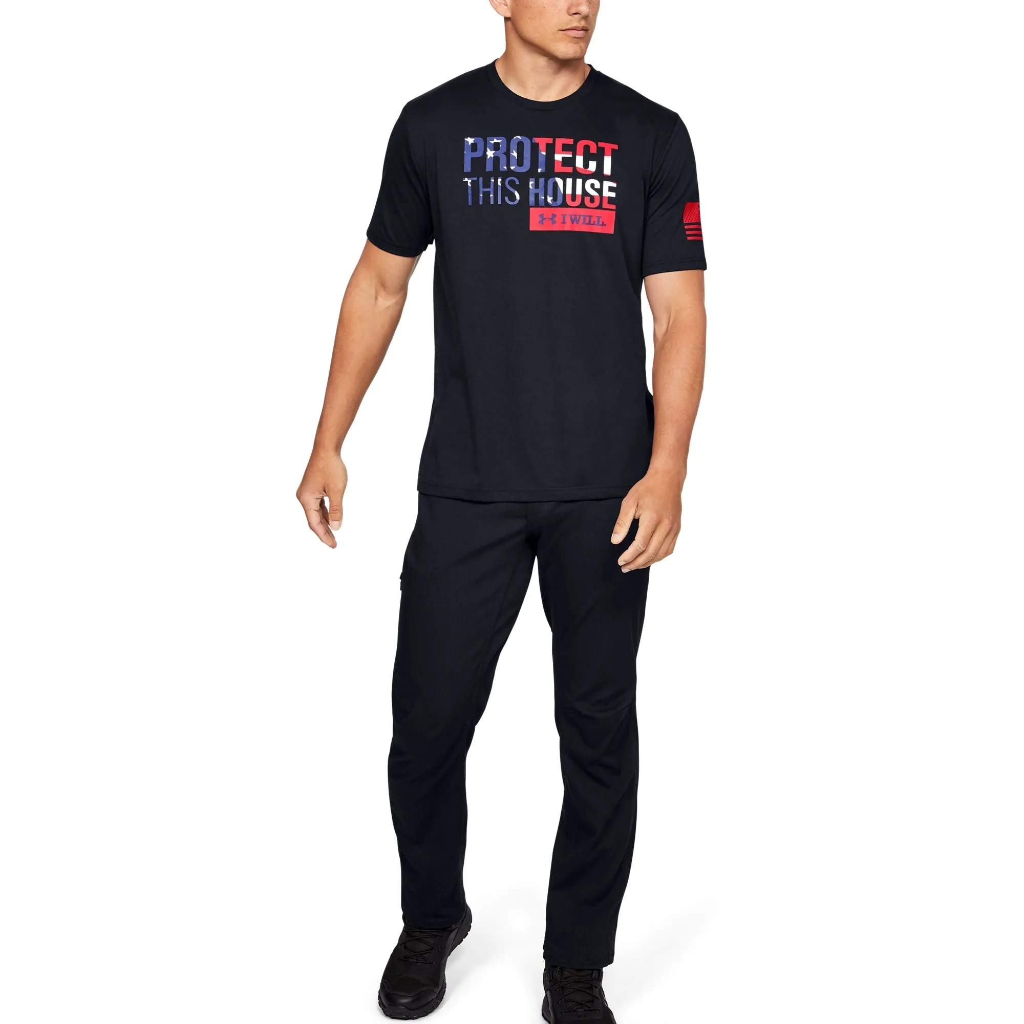 Under Armour Men's Freedom Protect This House T Shirt sold by Zulily product image thumbnail 4