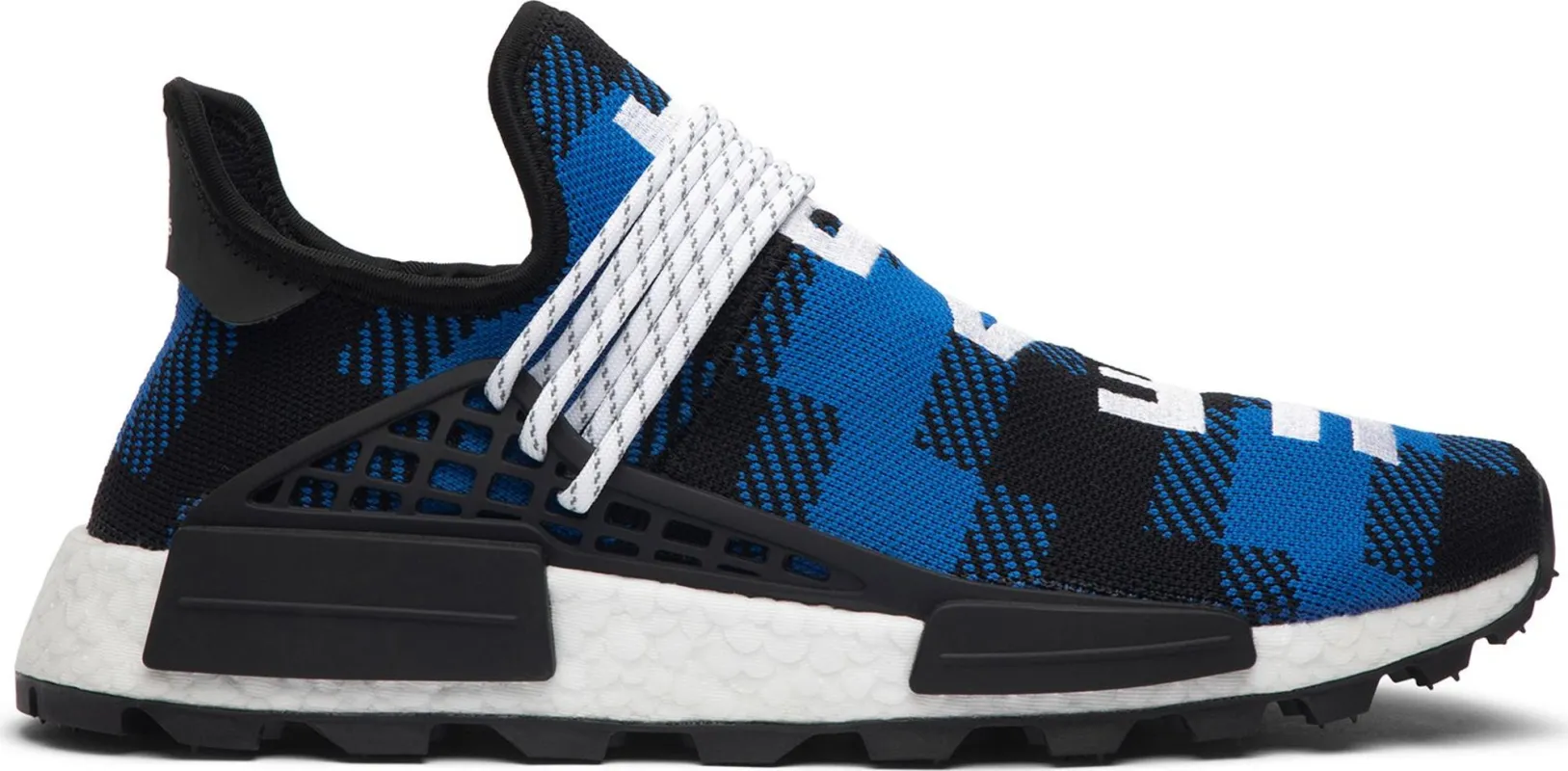 Men's adidas Nmd Hu 'Pharrell X Bbc Blue Plaid' sold by Zulily