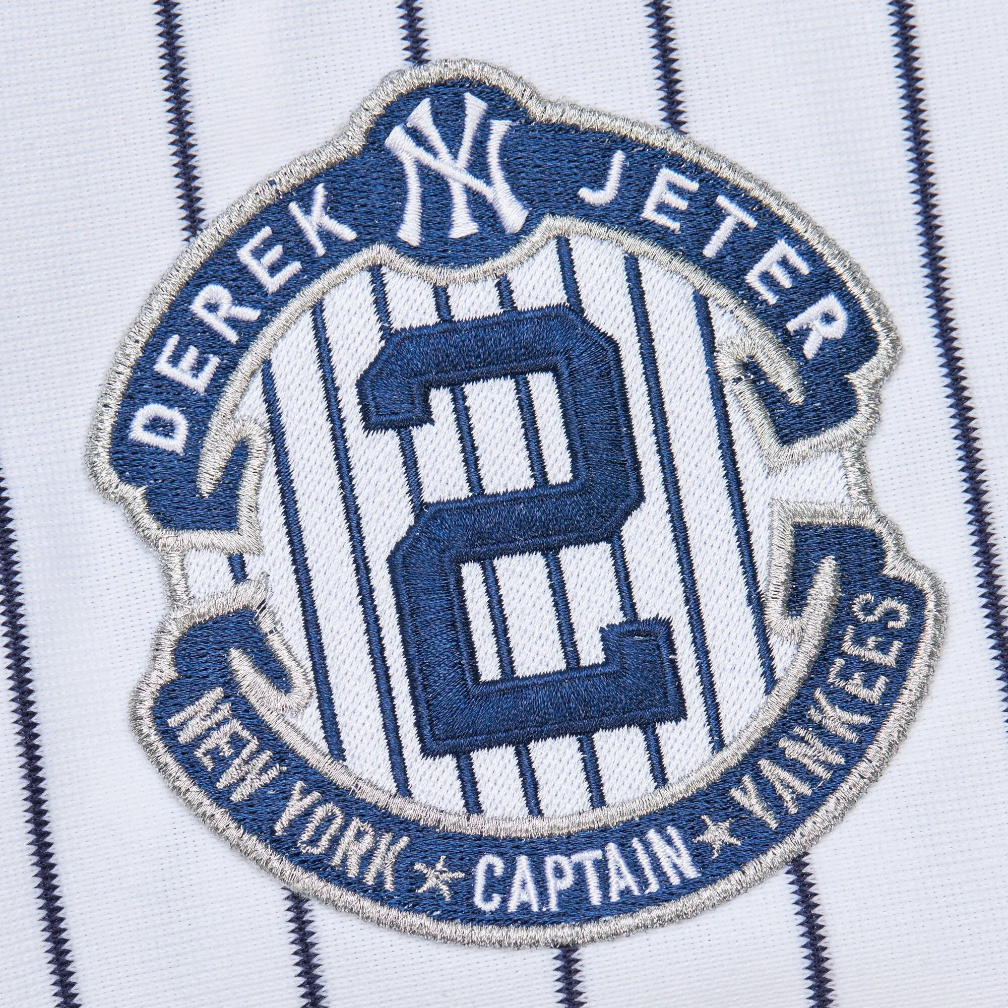 Men's Mitchell & Ness MLB White Home Jersey Yankees 2014 Derek Jeter sold by Zulily product image thumbnail 5