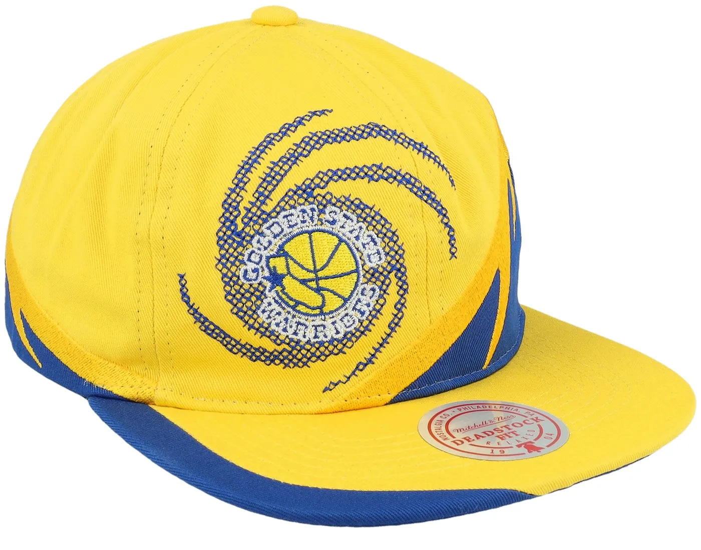 Men's Mitchell & Ness NBA Spiral Deadstock Snapback Hwc Warriors - Yellow sold by Zulily product image thumbnail 2