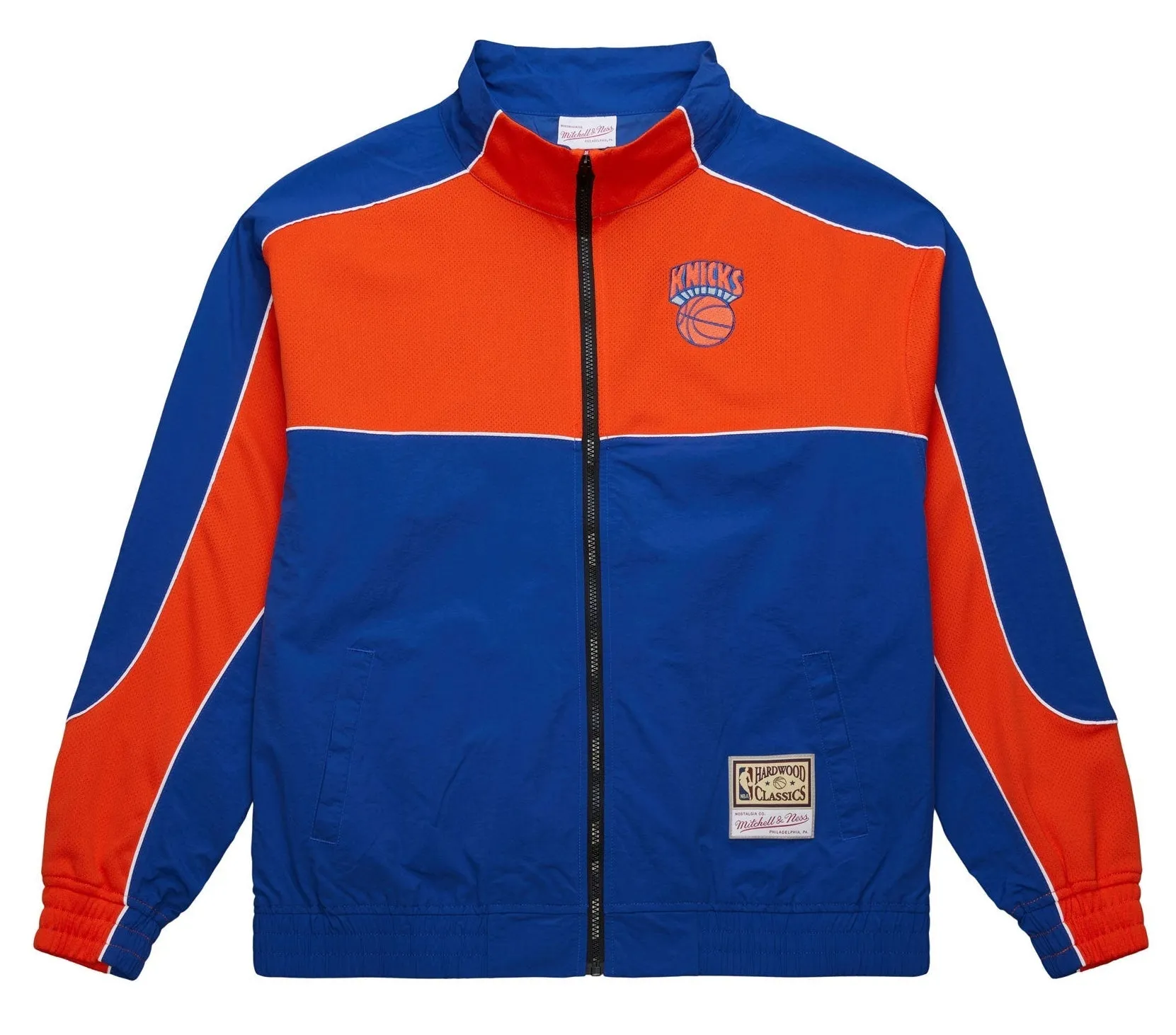 Men's Mitchell & Ness Mesh Nylon Jacket Knicks sold by Zulily