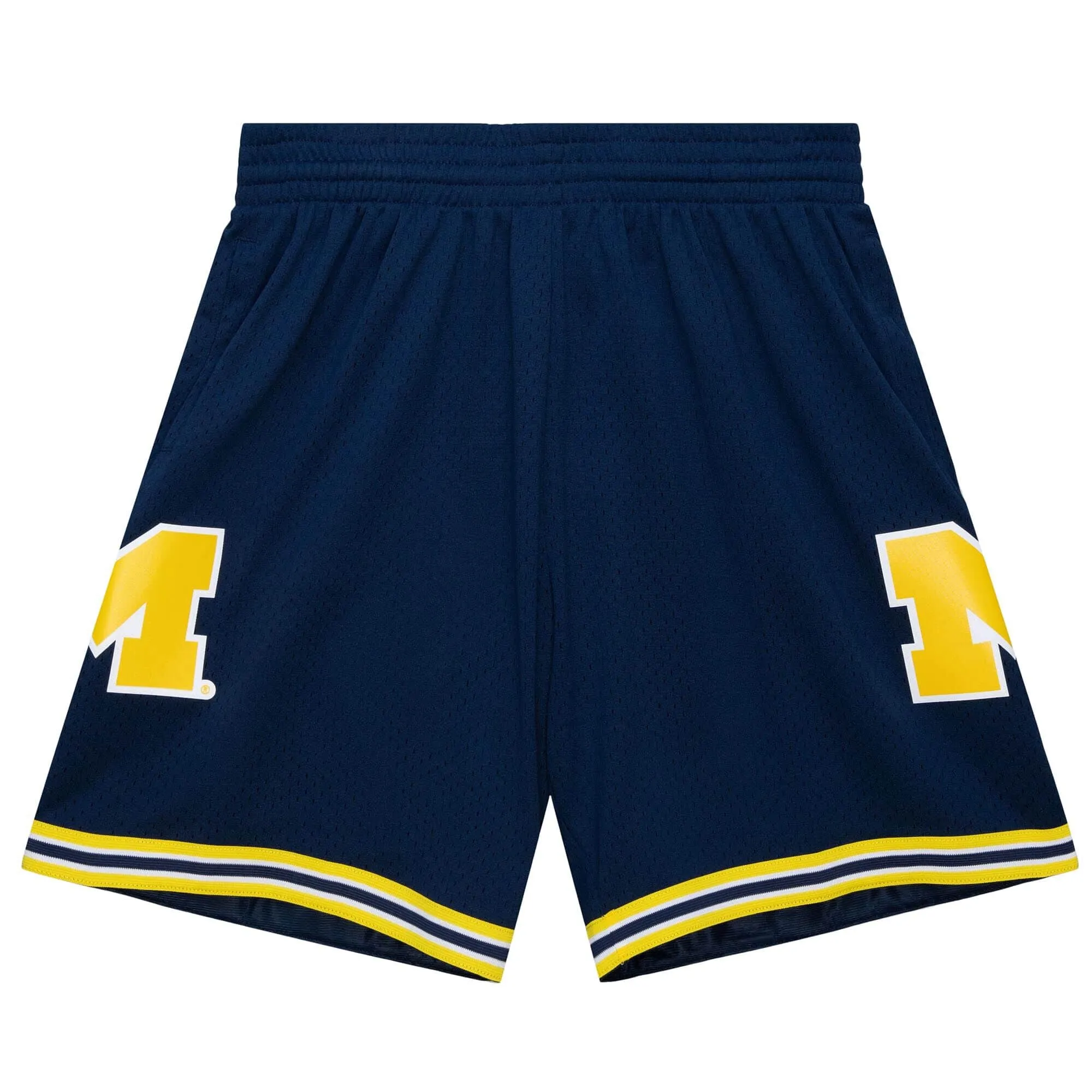 Mitchell & Ness Ncaa Road Shorts Michigan Wolverines 1991 sold by Zulily