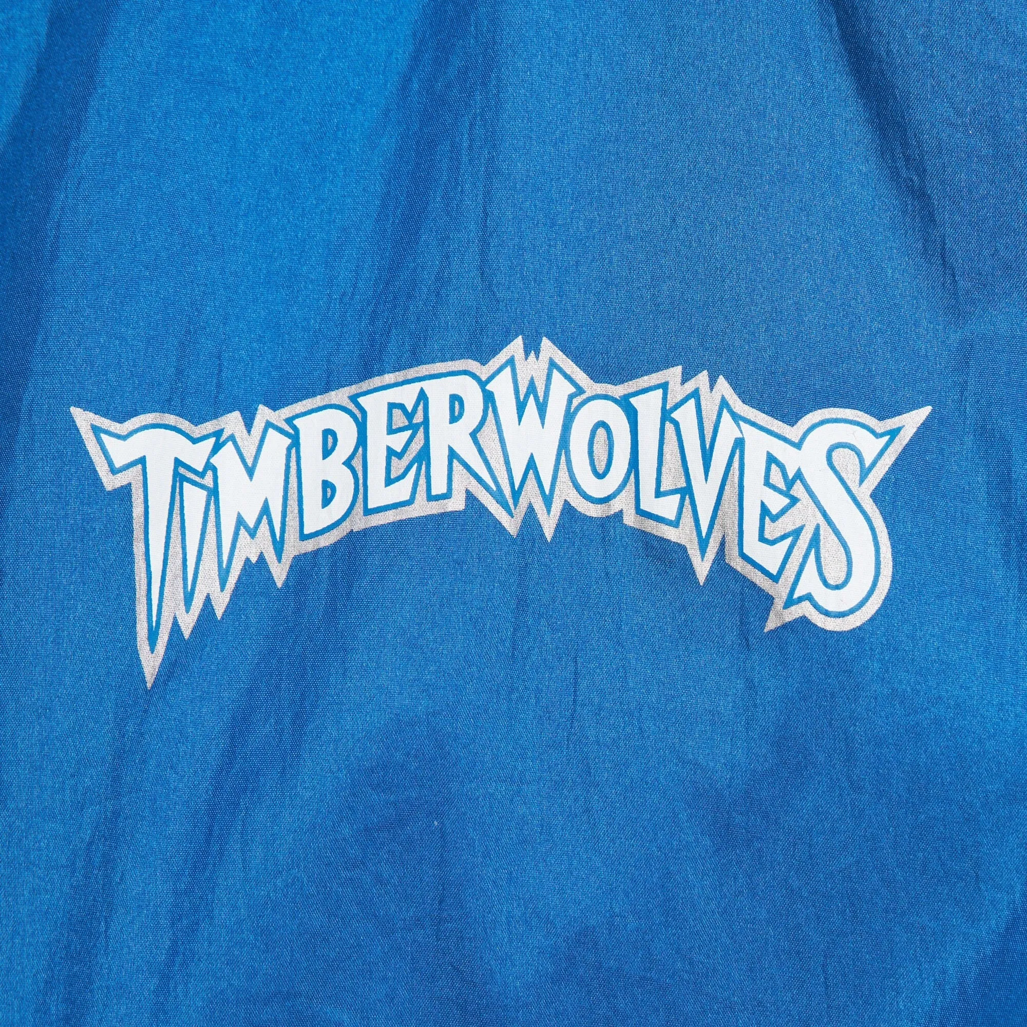 Men's Mitchell & Ness Big Shot Premium Winbreaker Vintage Logo Timberwolves sold by Zulily product image thumbnail 5