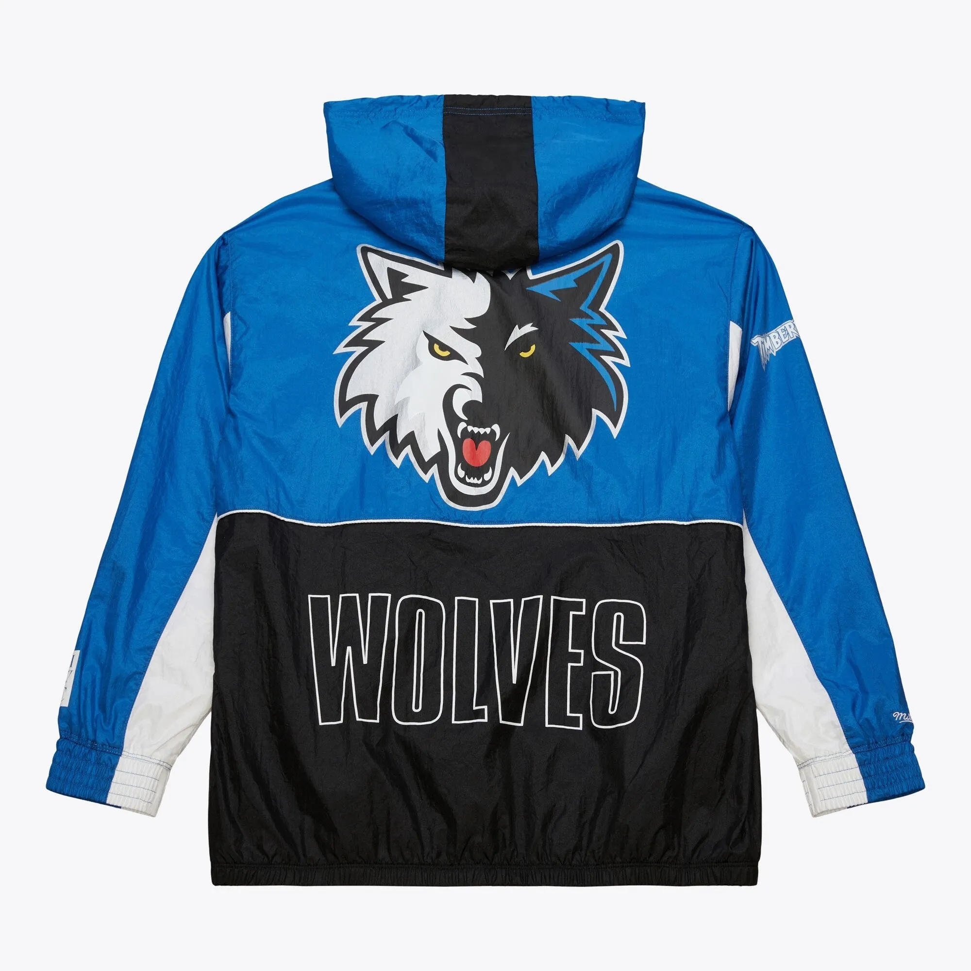 Men's Mitchell & Ness Big Shot Premium Winbreaker Vintage Logo Timberwolves sold by Zulily product image thumbnail 2