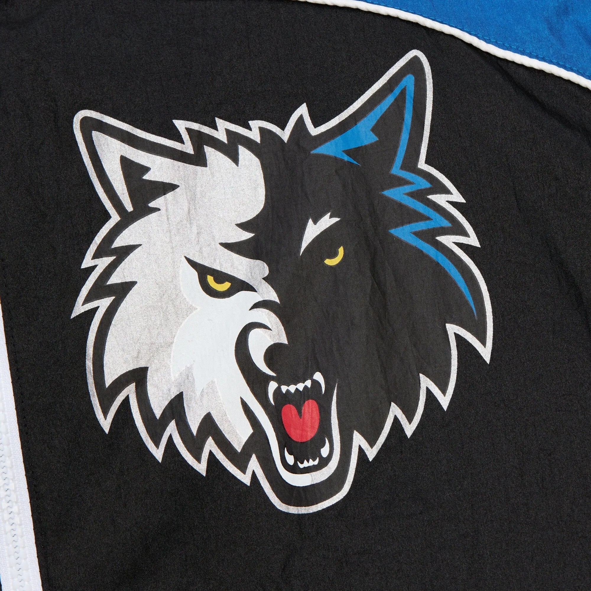 Men's Mitchell & Ness Big Shot Premium Winbreaker Vintage Logo Timberwolves sold by Zulily product image thumbnail 3