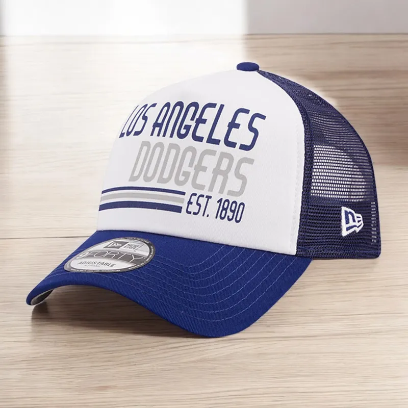 Men's New Era MLB 940 Stacked A-Frame Trucker Adjustable - La Dodgers sold by Zulily