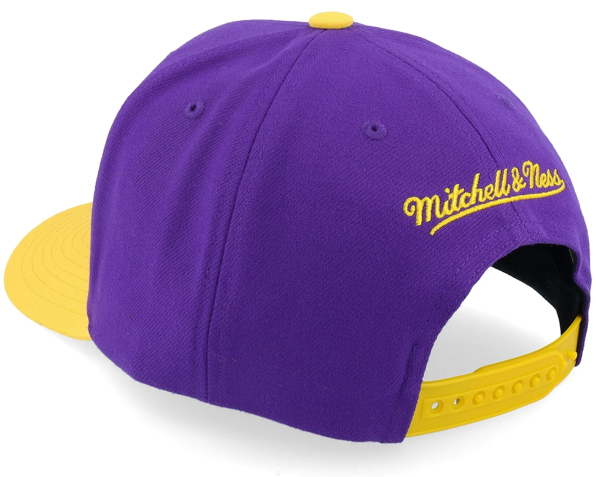 Men's Mitchell & Ness NBA Boom Text Pro Snapback Lakers - Purple sold by Zulily product image thumbnail 3