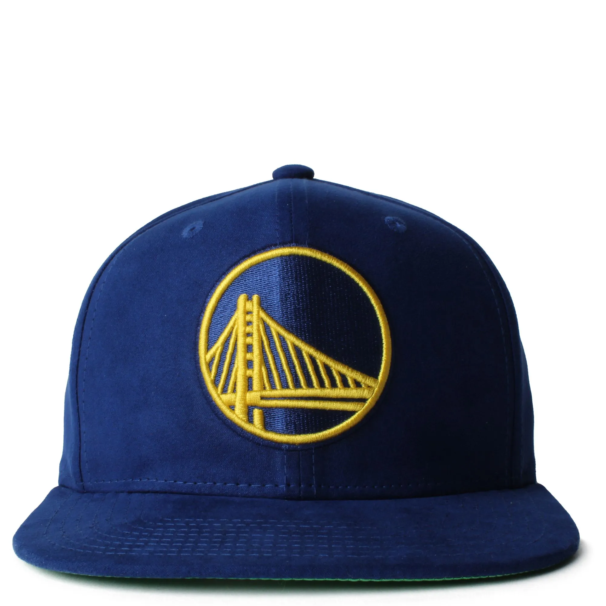 Men's Mitchell & Ness NBA Sweet Suede Snapback Warriors sold by Zulily