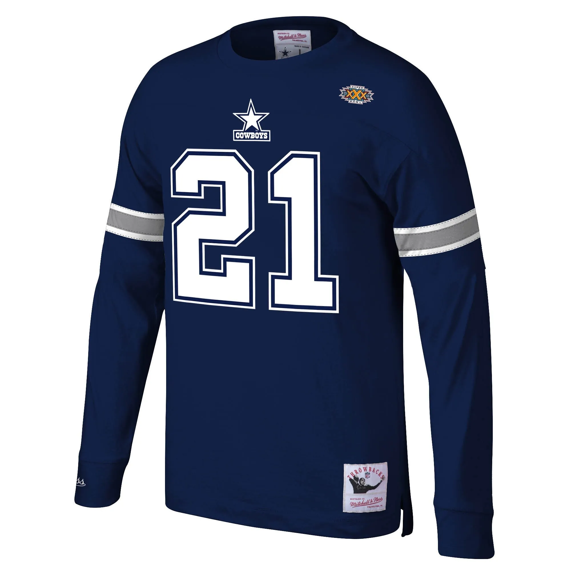Men's Mitchell & Ness NFL N&N Ls Tee Cowboys 1996 Deion Sanders sold by Zulily product image thumbnail 3