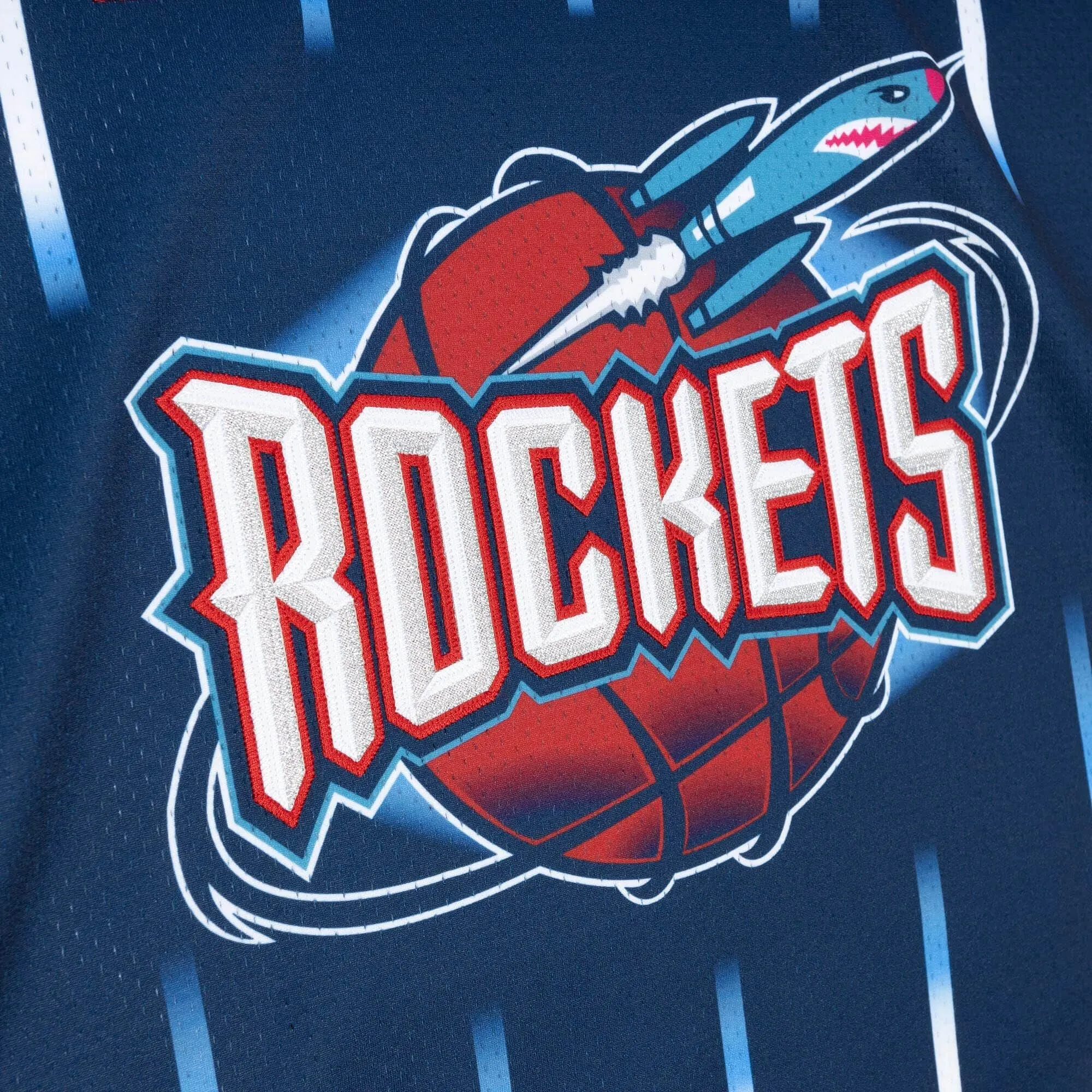 Mitchell & Ness NBA Authentic Road Jersey Houston Rockets 96 Clyde Drexler sold by Zulily product image thumbnail 3
