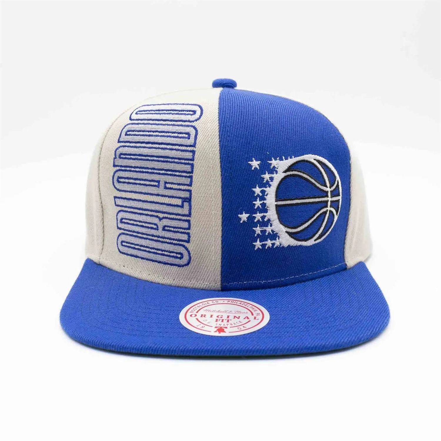Men's Mitchell & Ness NBA Pop Panel Snapback Hwc Magic - Off White-Navy sold by Zulily product image thumbnail 2
