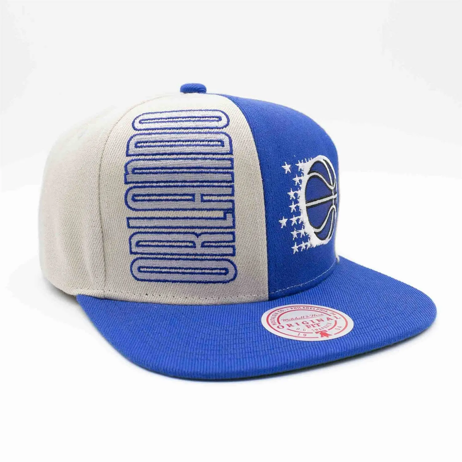 Men's Mitchell & Ness NBA Pop Panel Snapback Hwc Magic - Off White-Navy sold by Zulily product image thumbnail 3
