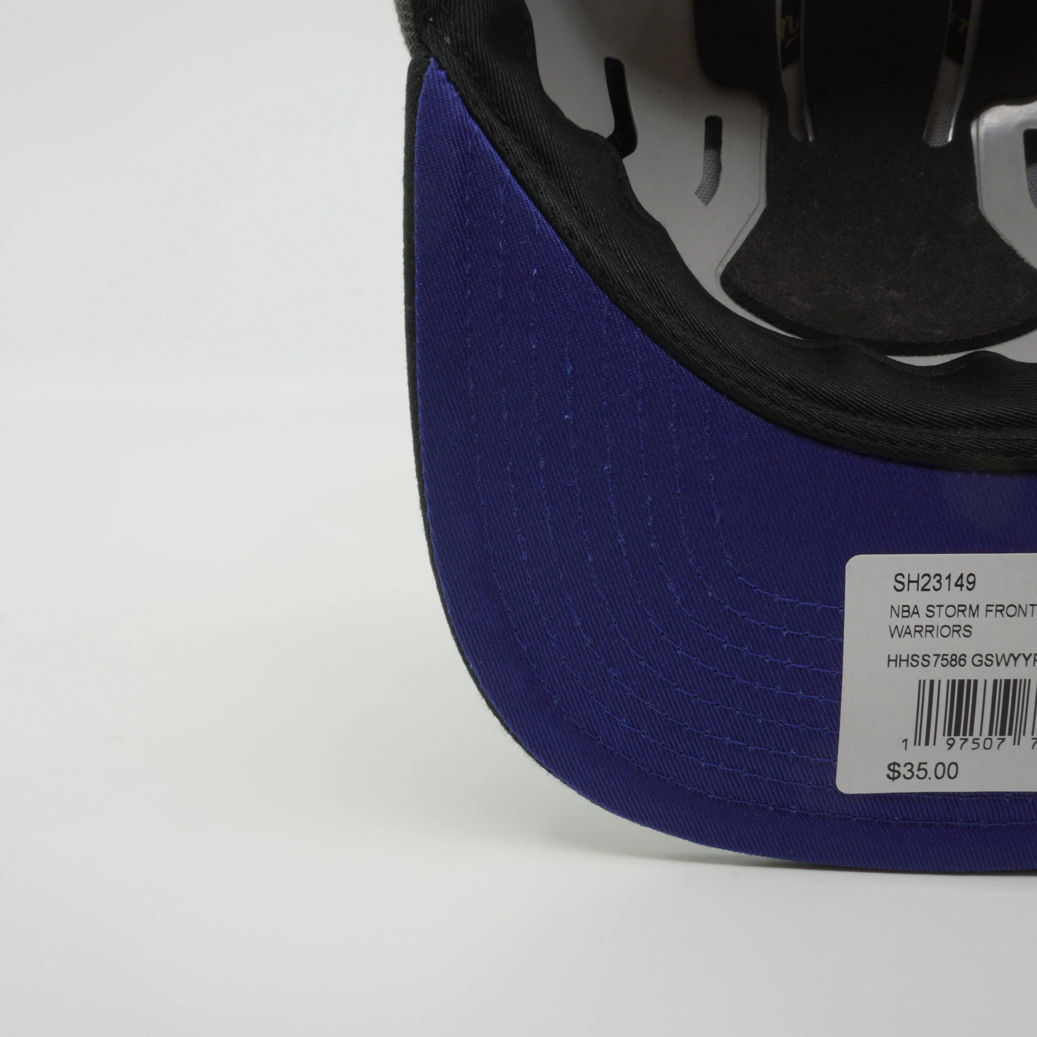 Men's Mitchell & Ness NBA Storm Front Snapback Hwc Warriors - Grey sold by Zulily product image thumbnail 5