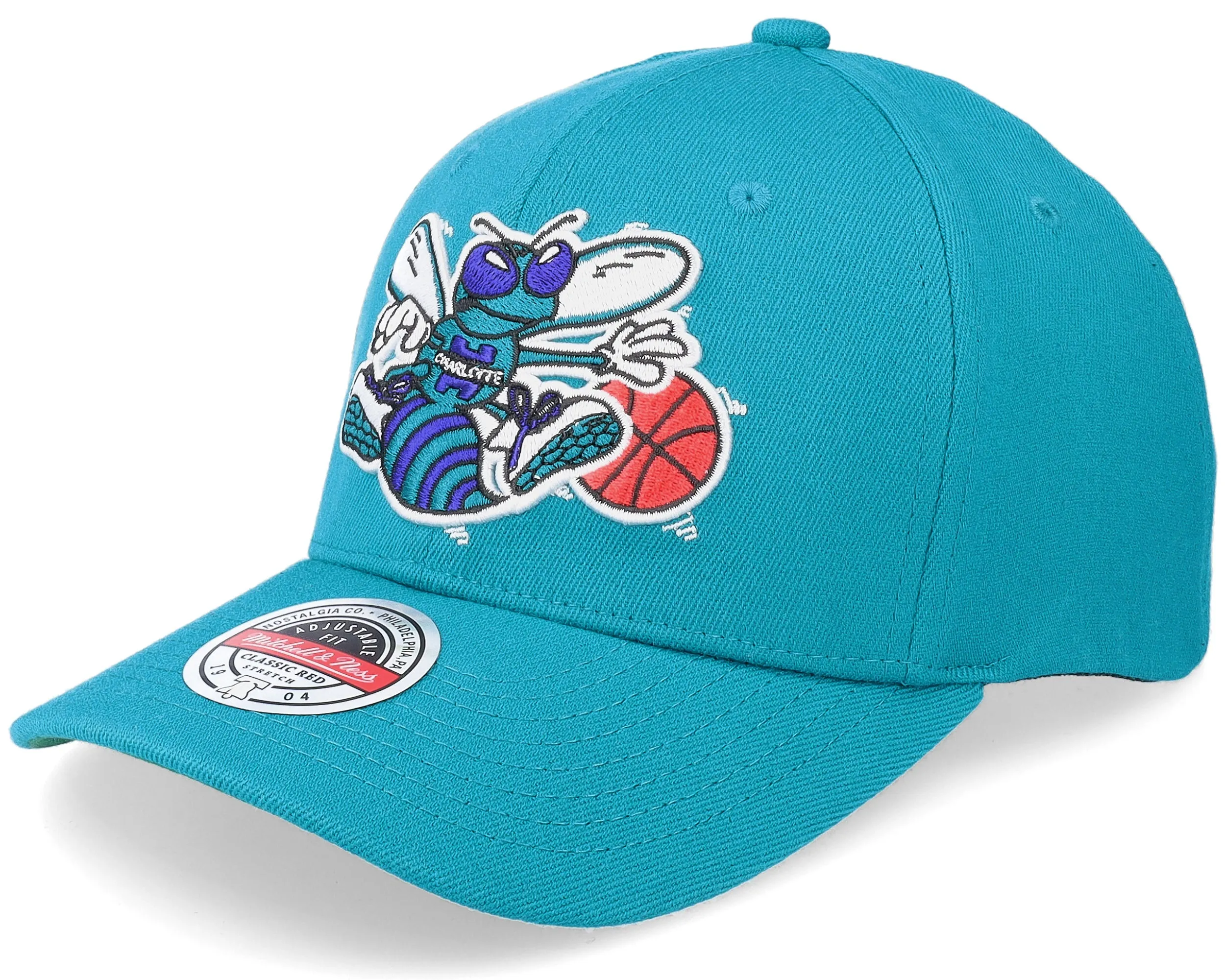 Men's Mitchell & Ness NBA Team Ground 2.0 Stretch Snapback Hwc Hornets sold by Zulily