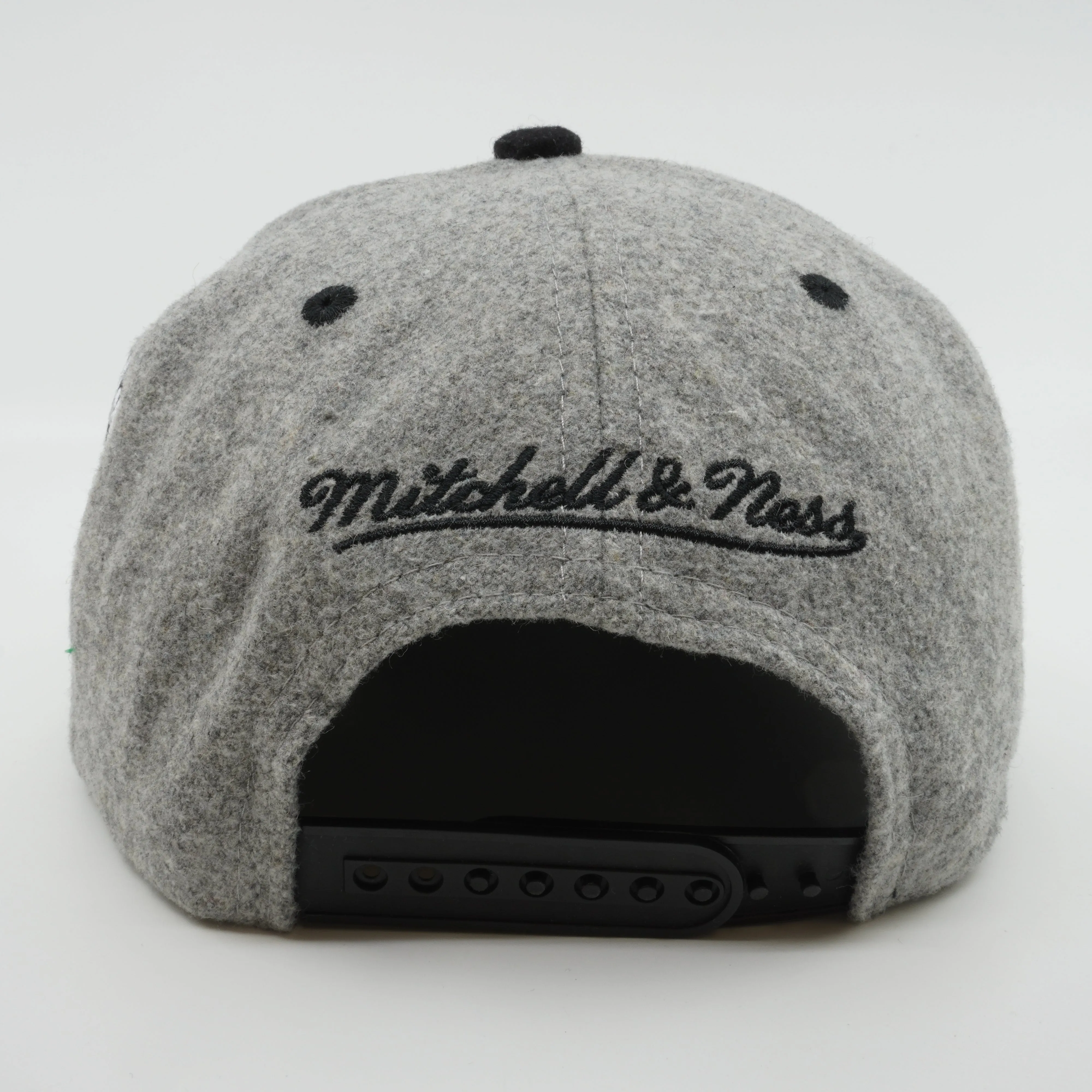 Men's Mitchell & Ness NBA Melton Patch Snapback Nets - Grey sold by Zulily product image thumbnail 4