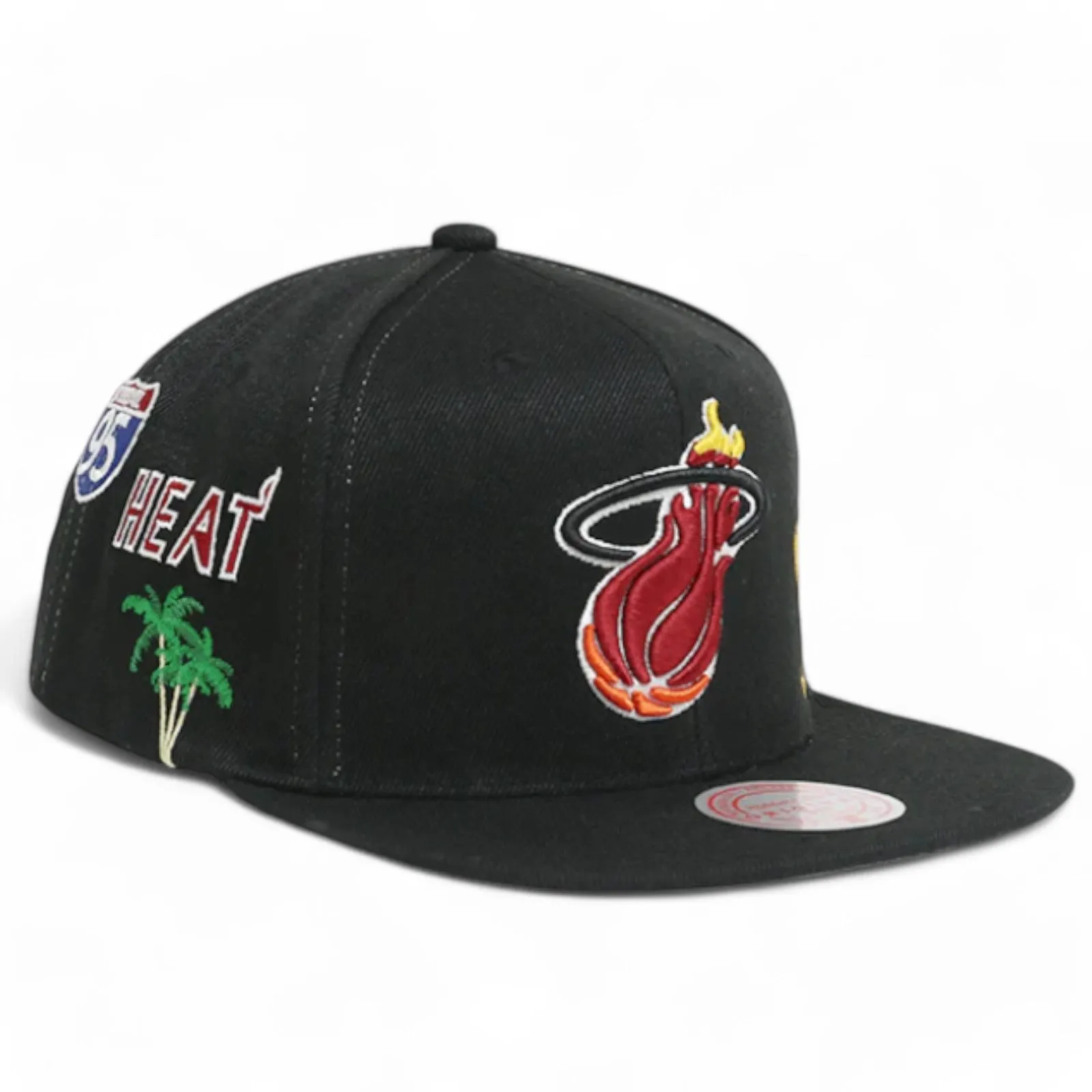 Men's Mitchell & Ness NBA Hyperlocal Snapback Hwc Heat - Black sold by Zulily product image thumbnail 3