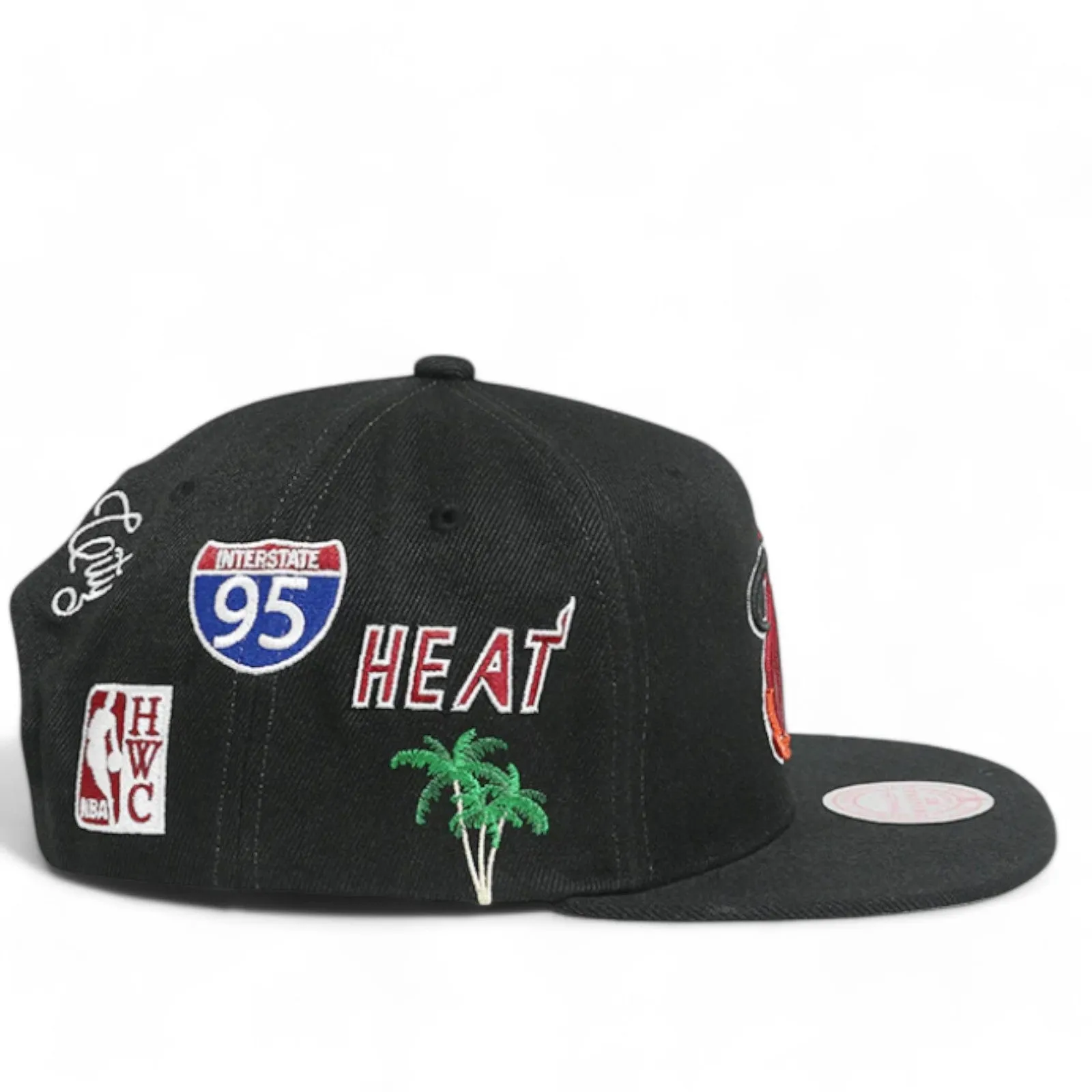 Men's Mitchell & Ness NBA Hyperlocal Snapback Hwc Heat - Black sold by Zulily product image thumbnail 4