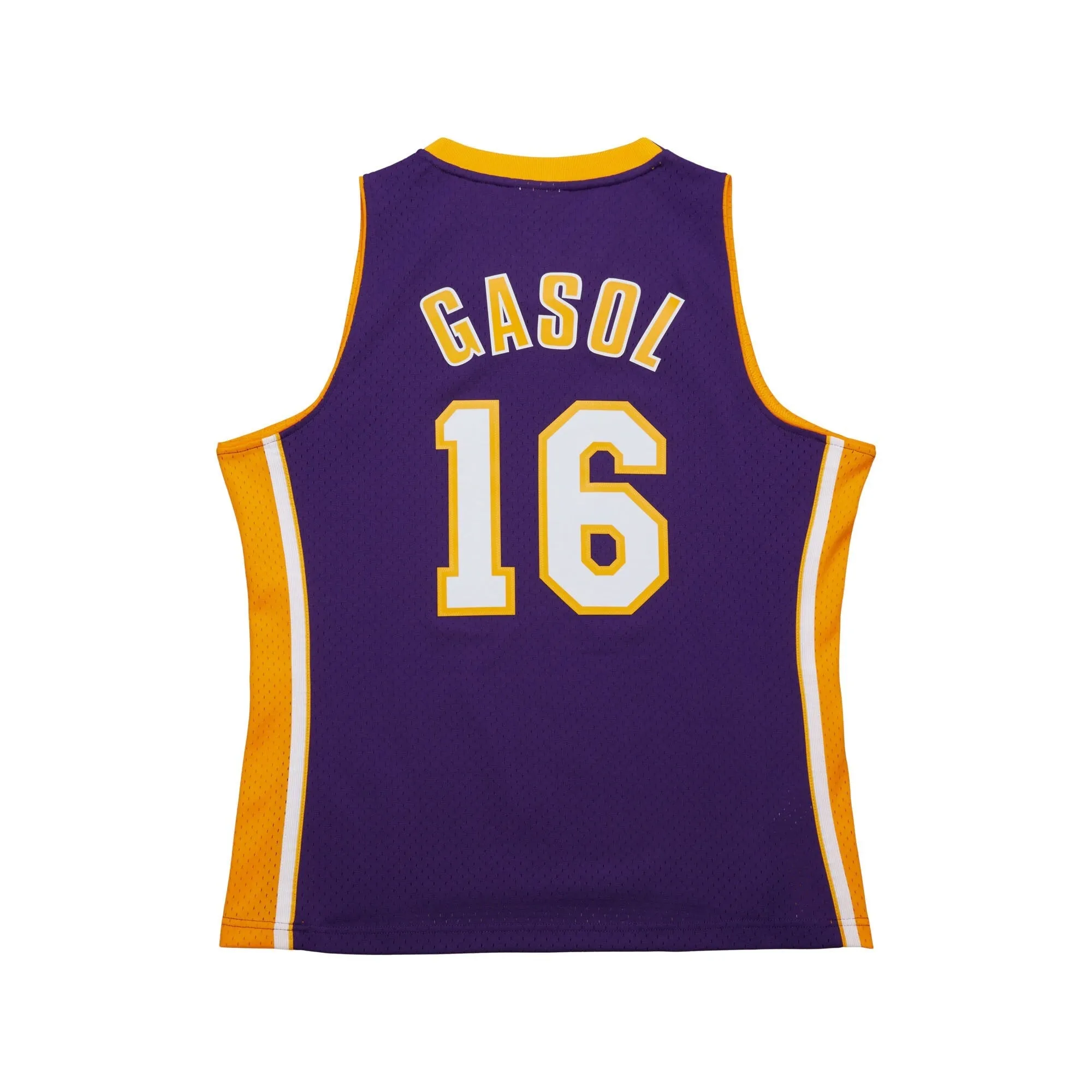 Men's Mitchell & Ness NBA Dark Jersey Lakers 2009 Pau Gasol sold by Zulily product image thumbnail 2