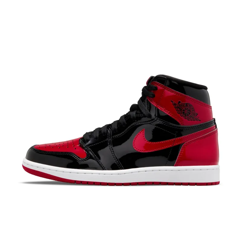 Men's Air Jordan Retro 1 High Og "Bred Patent" sold by Zulily