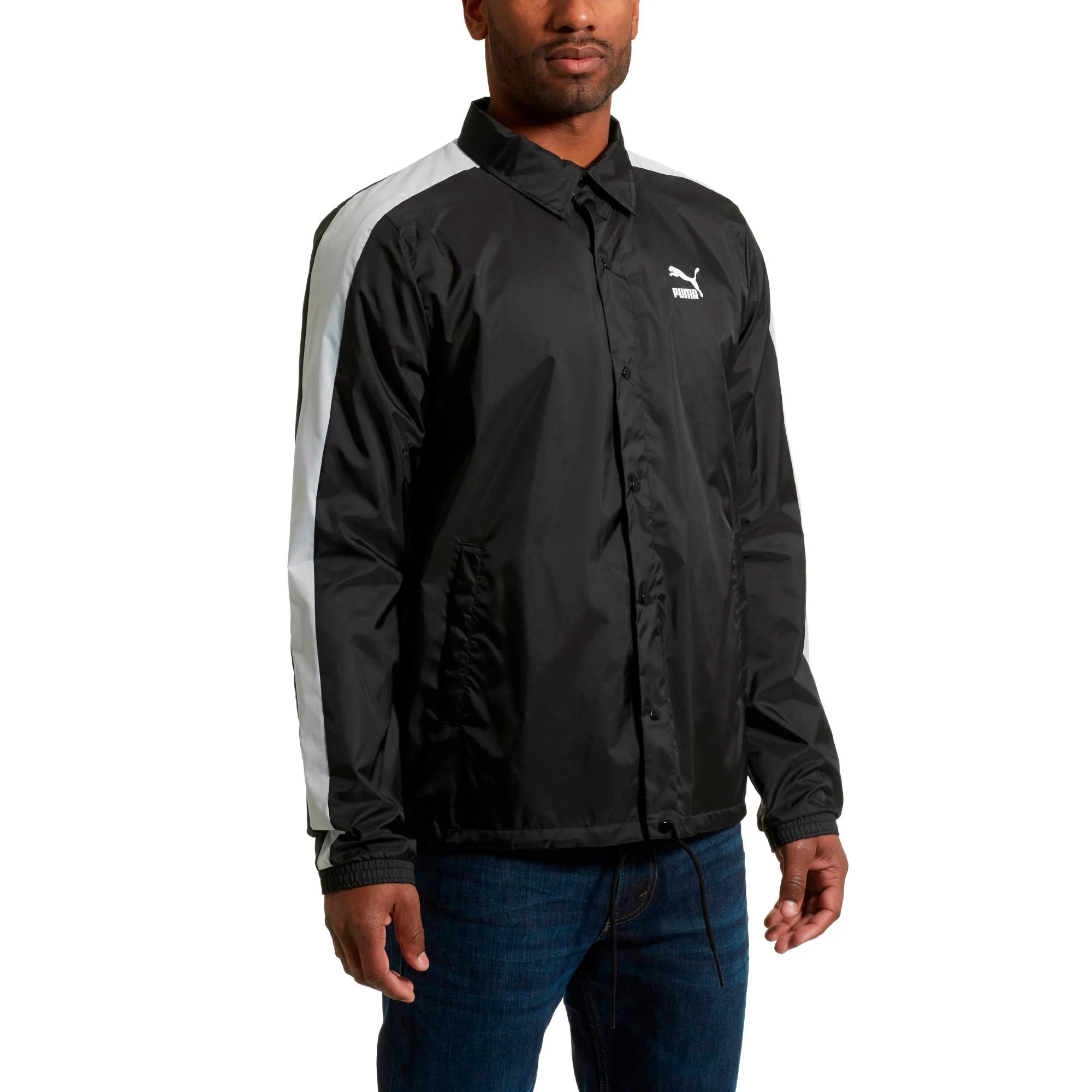 Men's Puma Archive Coach Jacket sold by Zulily product image thumbnail 3