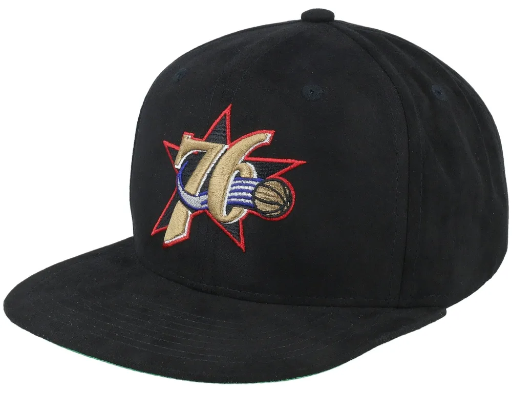 Men's Mitchell & Ness NBA Sweet Suede Snapback Hwc 76Ers sold by Zulily