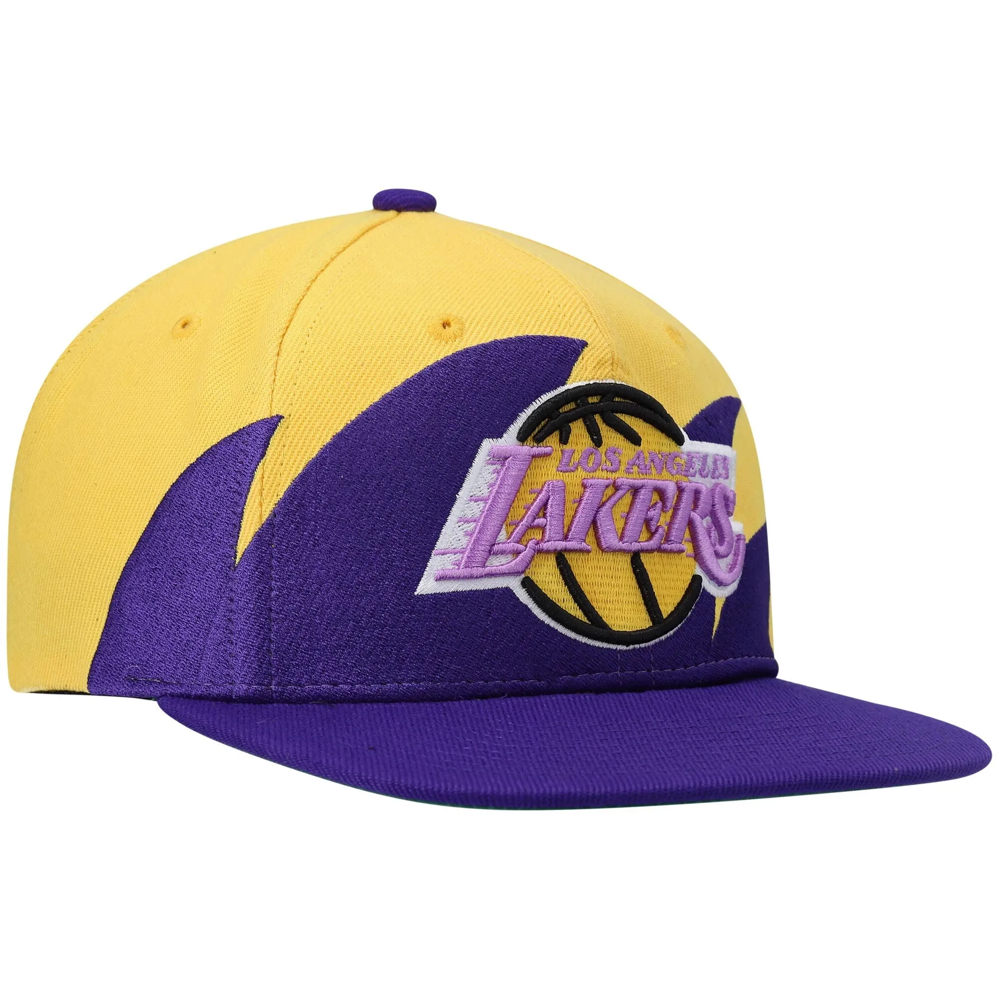 Men's Mitchell & Ness NBA La Lakers Sharktooth Snapback sold by Zulily product image thumbnail 3