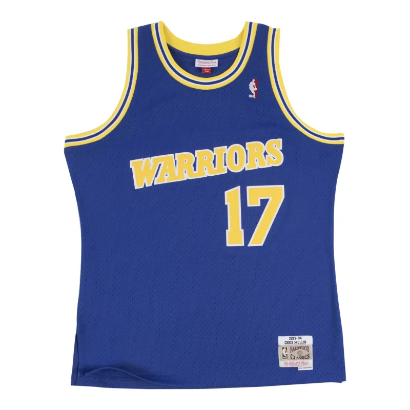 Men's Mitchell & Ness NBA Swingman Jersey Warriors Chris Mullin sold by Zulily