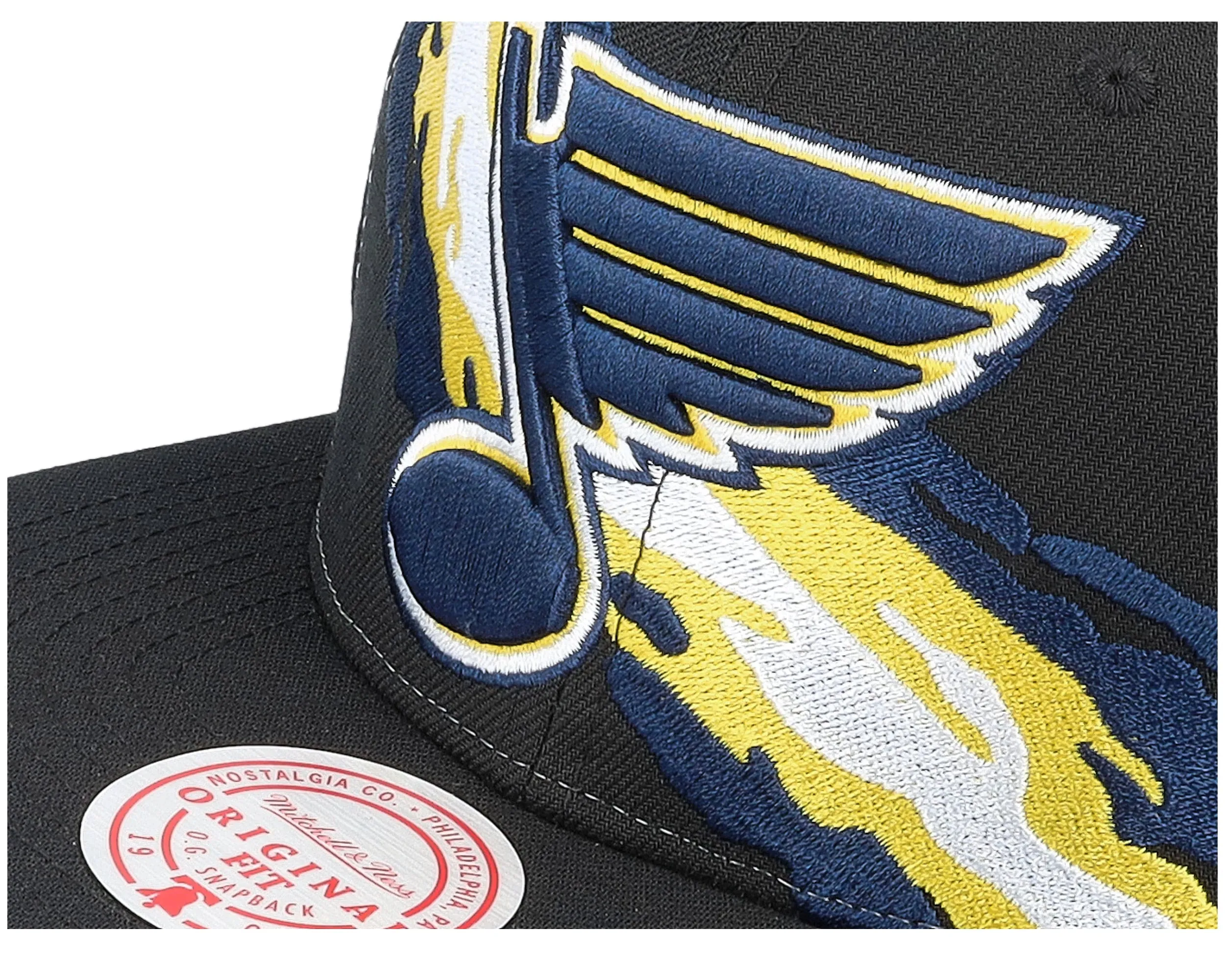 Men's Mitchell & Ness Nhl Vintage Paintbrush Snapback Blues sold by Zulily product image thumbnail 4