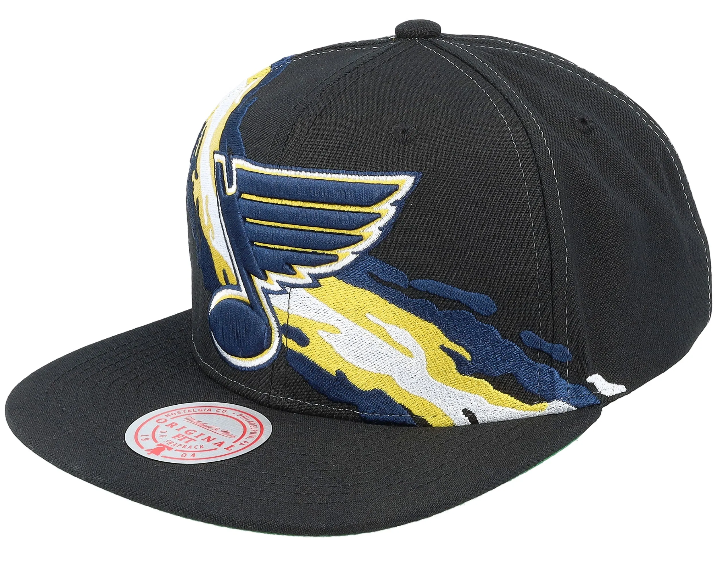 Men's Mitchell & Ness Nhl Vintage Paintbrush Snapback Blues sold by Zulily product image thumbnail 2