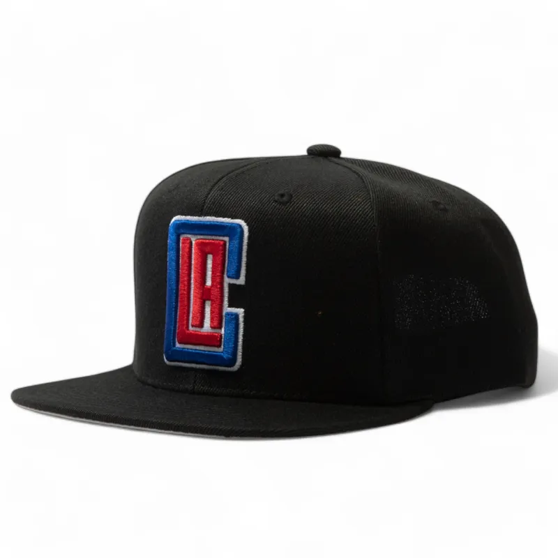 Men's Mitchell & Ness NBA Core Basic Snapback Clippers - Black sold by Zulily