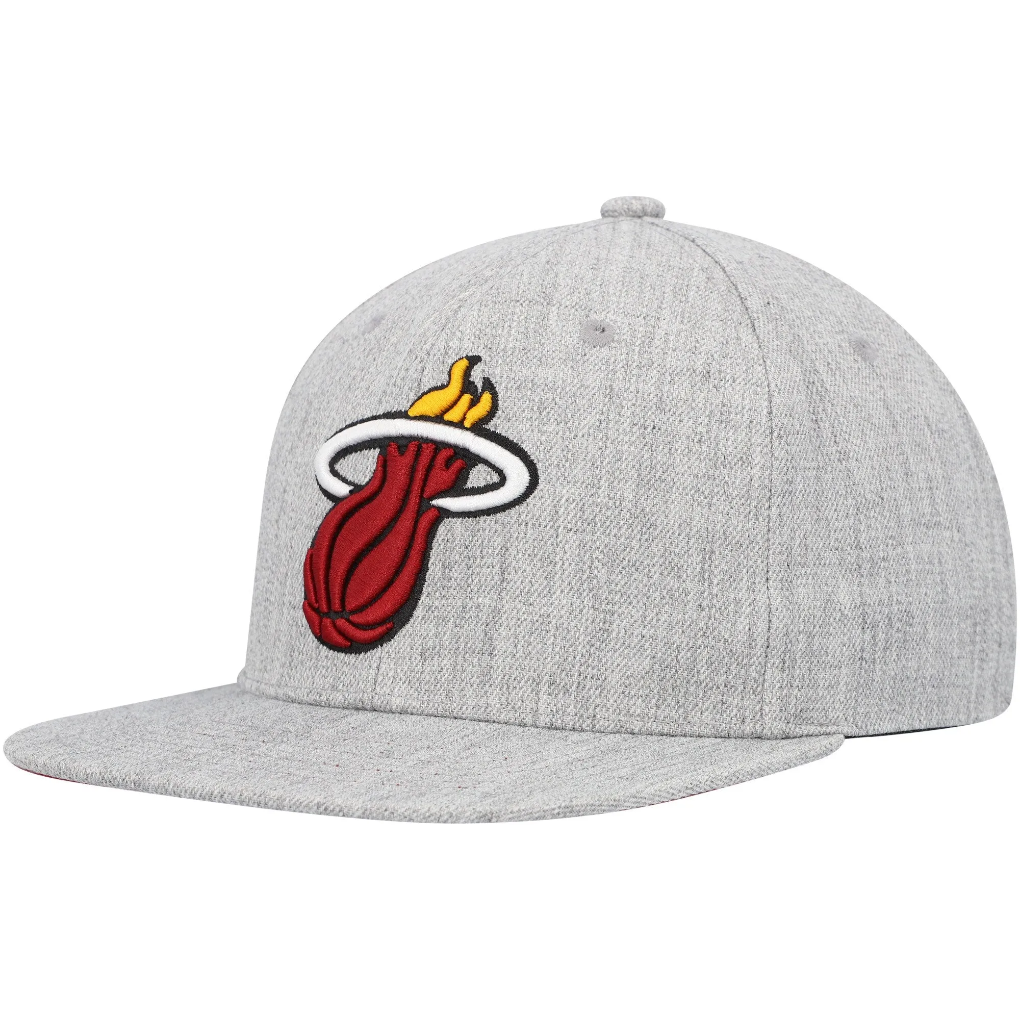 Men's Mitchell & Ness NBA Team Heather 2.0 Snapback Heat - Grey Heather sold by Zulily