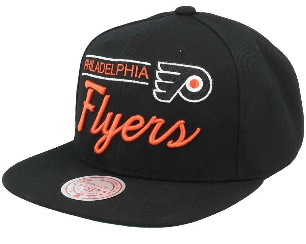 Men's Mitchell & Ness Nhl Retro Lock Up Snapback Flyers - Black sold by Zulily