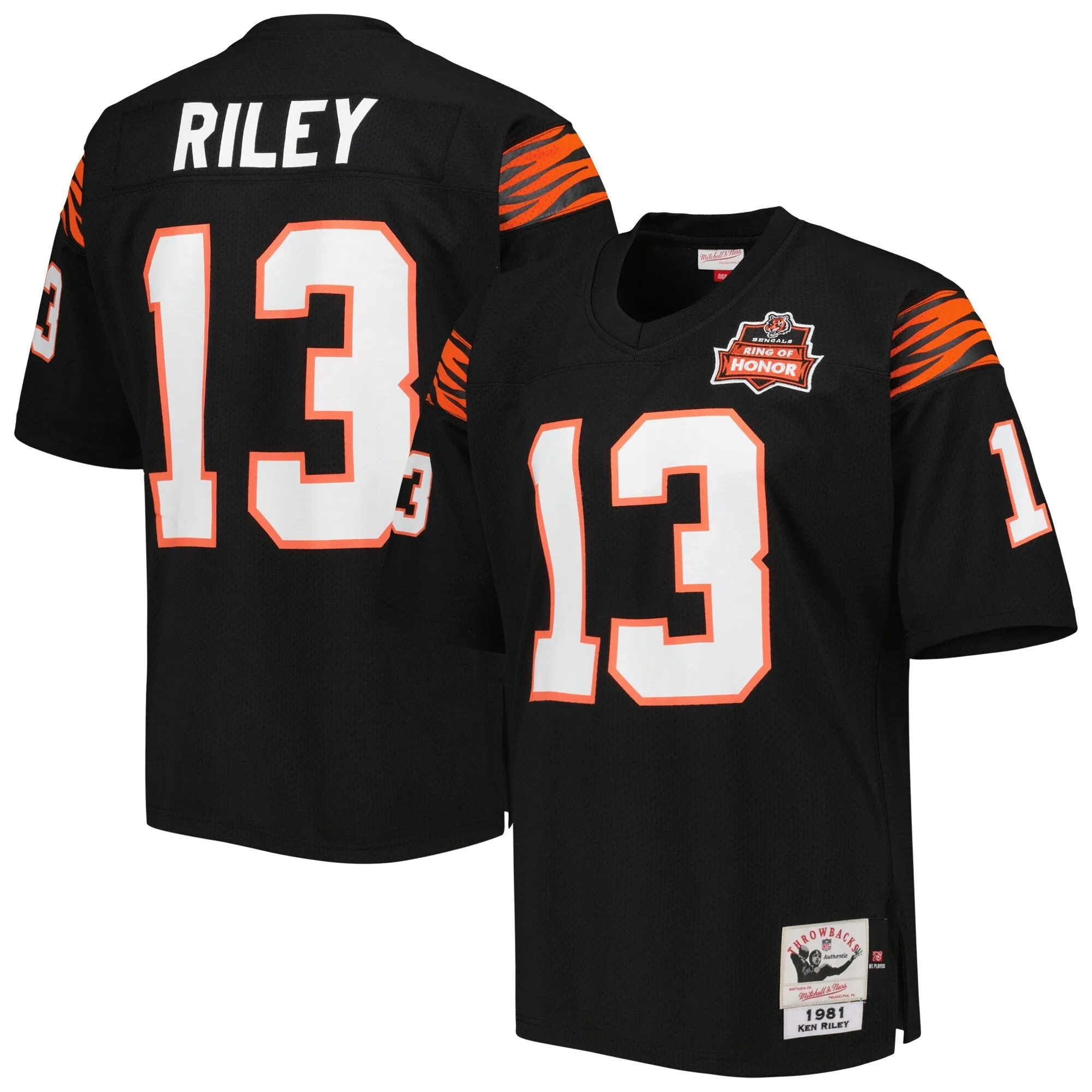 Men's Mitchell & Ness NFL Dark Jersey Bengals 1981 Ken Riley sold by Zulily product image thumbnail 3