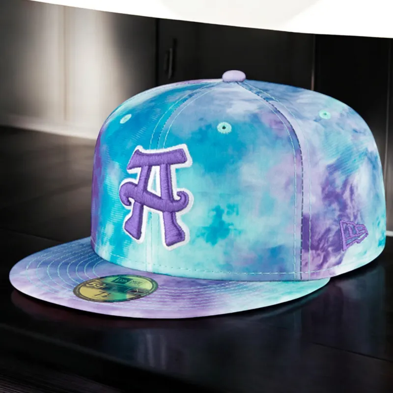 Men's New Era Milb Theme Night 59Fifty - Ashville Tourists 'Hippies' sold by Zulily