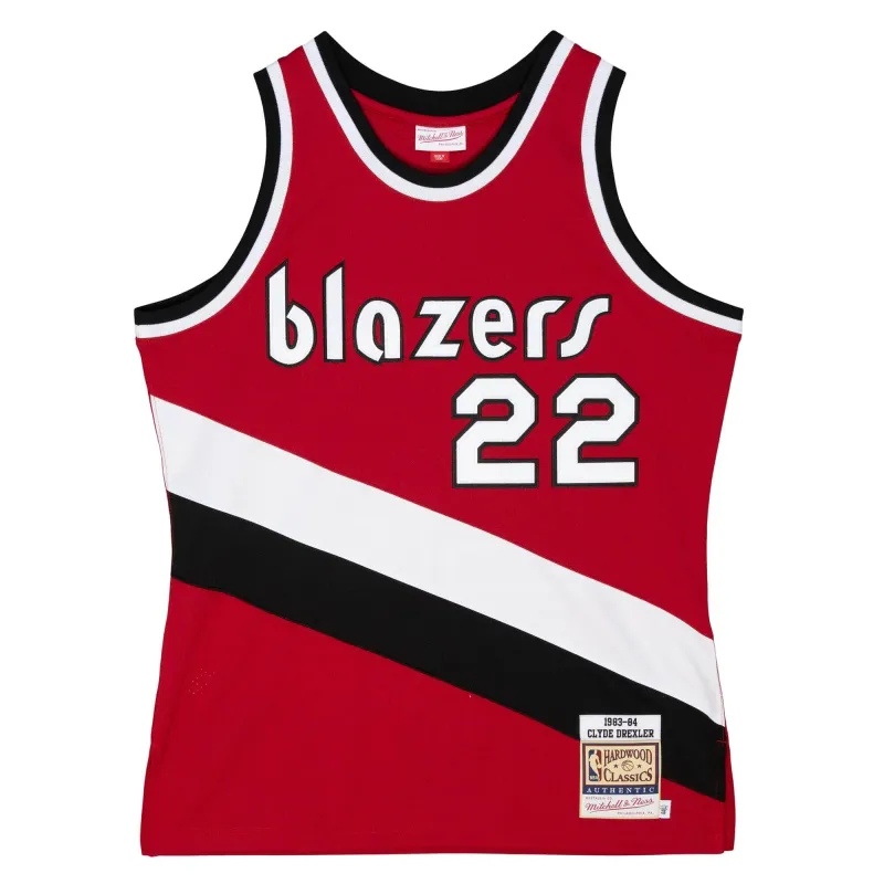 Mitchell & Ness NBA Authentic Jersey Portland Trail Blazers 83 Clyde Drexler sold by Zulily