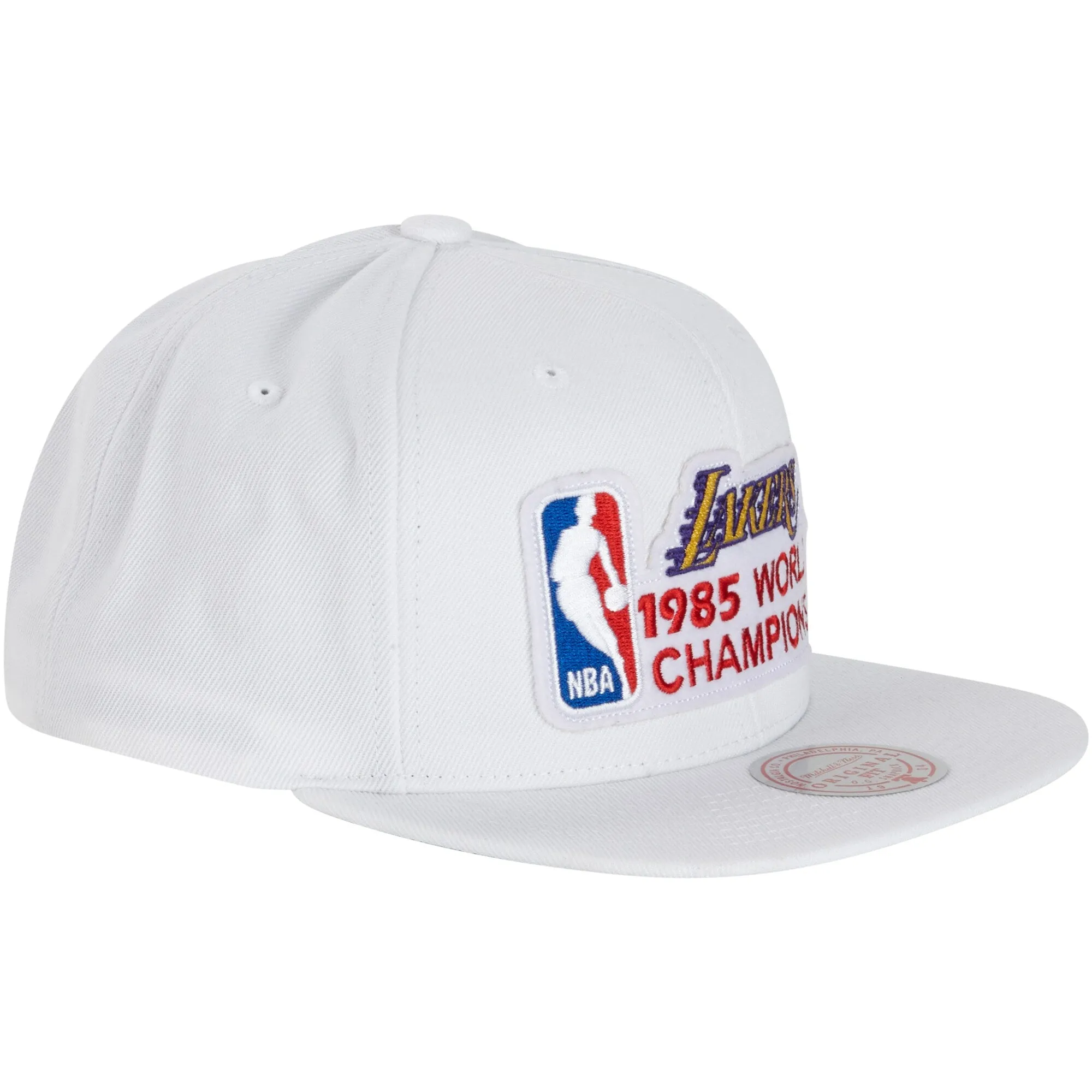 Men's Mitchell & Ness NBA Champs Snapback Hwc Lakers - White sold by Zulily product image thumbnail 3