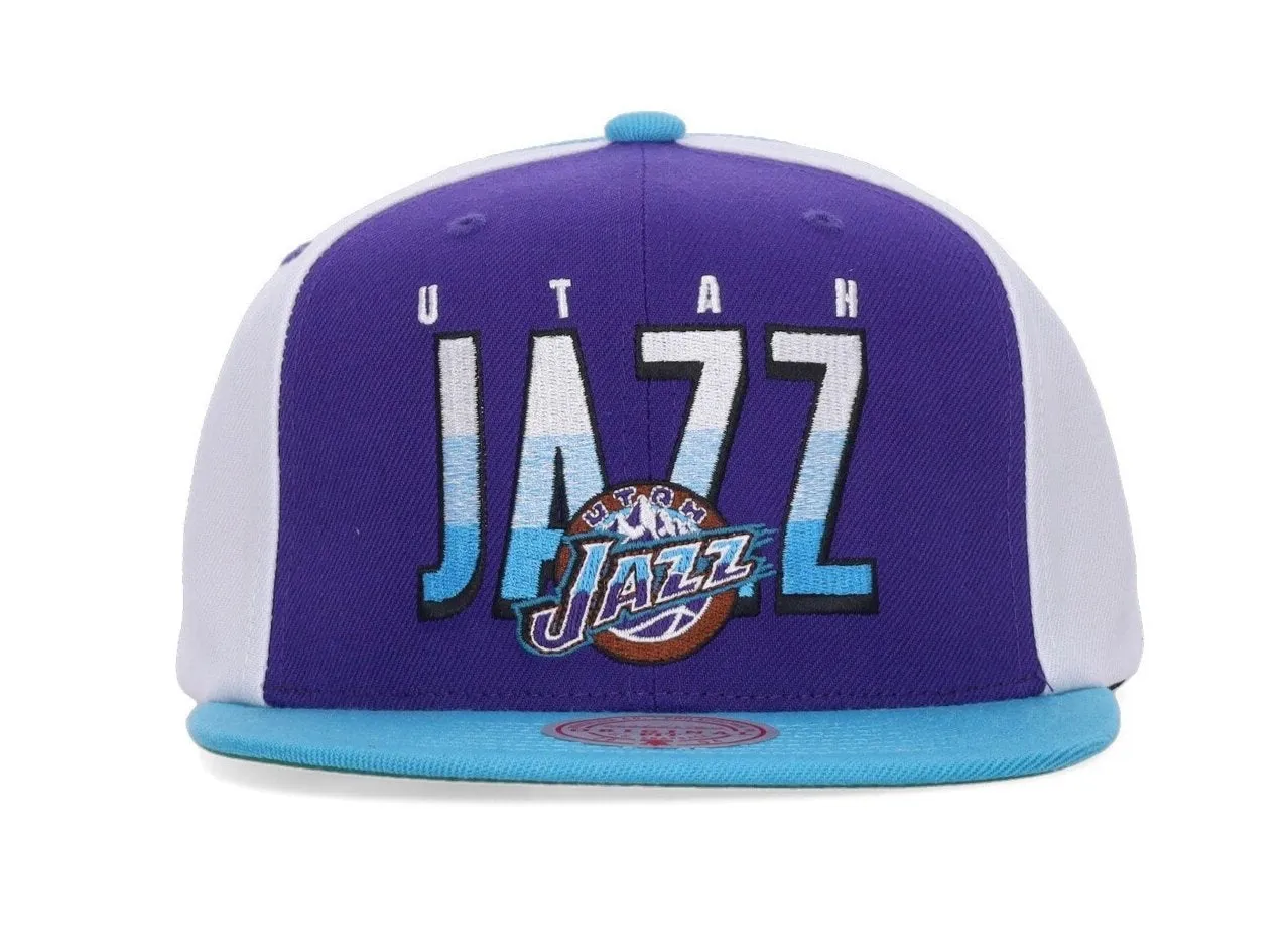 Men's Mitchell & Ness NBA Billboard 2 Snapback Hwc Jazz - Purple-Blue sold by Zulily product image thumbnail 2