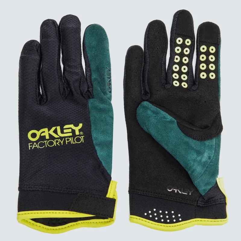 Men's Oakley All Mountain Mtb Glove - Black/Bayberry sold by Zulily