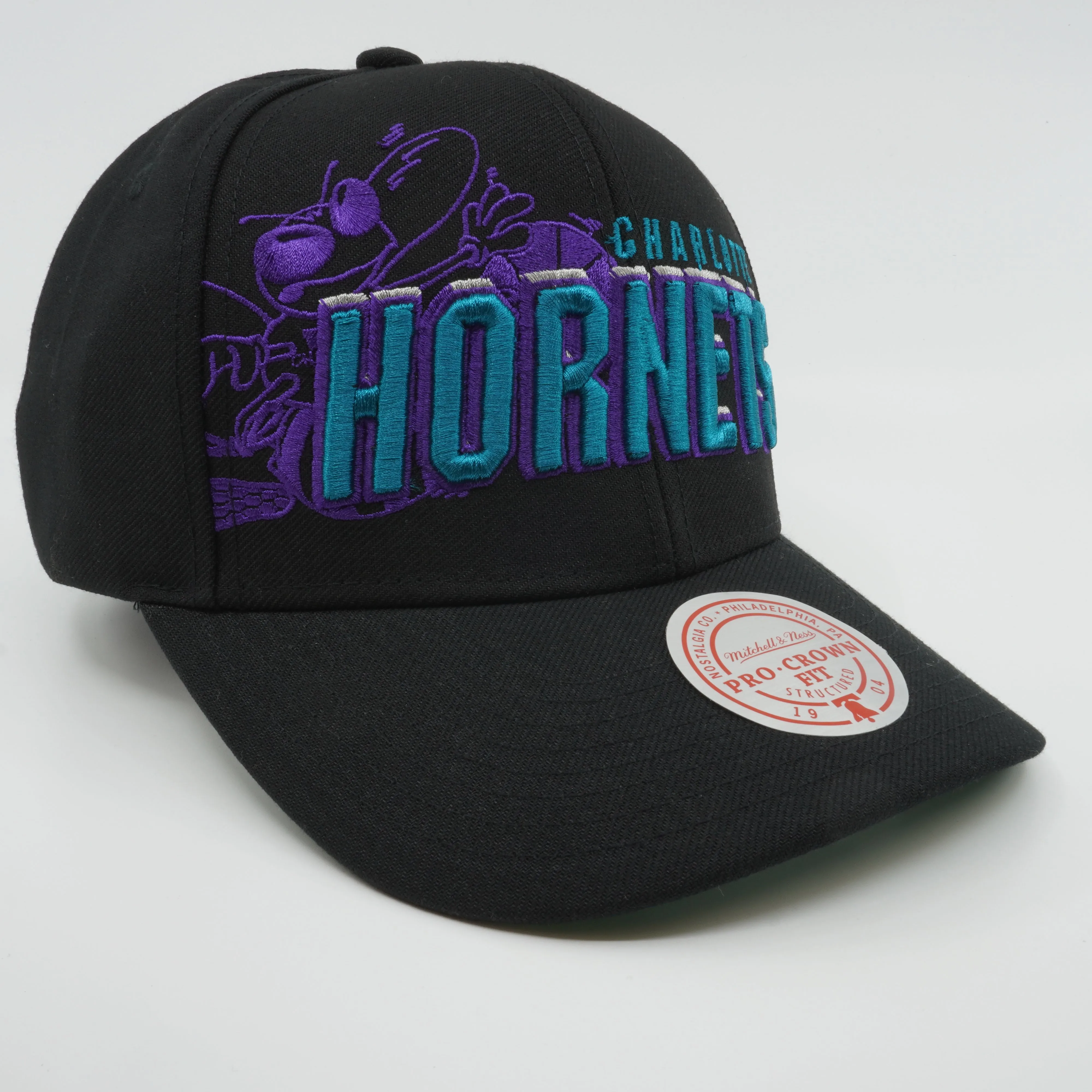 Men's Mitchell & Ness NBA Best In Class Snapback Hwc Hornets - Black sold by Zulily product image thumbnail 3