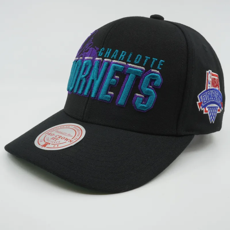 Men's Mitchell & Ness NBA Best In Class Snapback Hwc Hornets - Black sold by Zulily